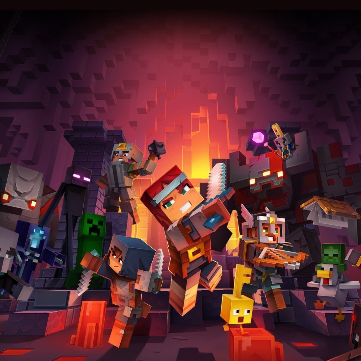 1152x1152 Minecraft Dungeons: Play on PC, console, & cloud