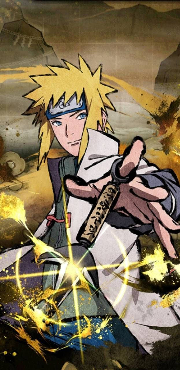623x1280 Descargar fondos de Minato, el Destello Amarillo De Konoha