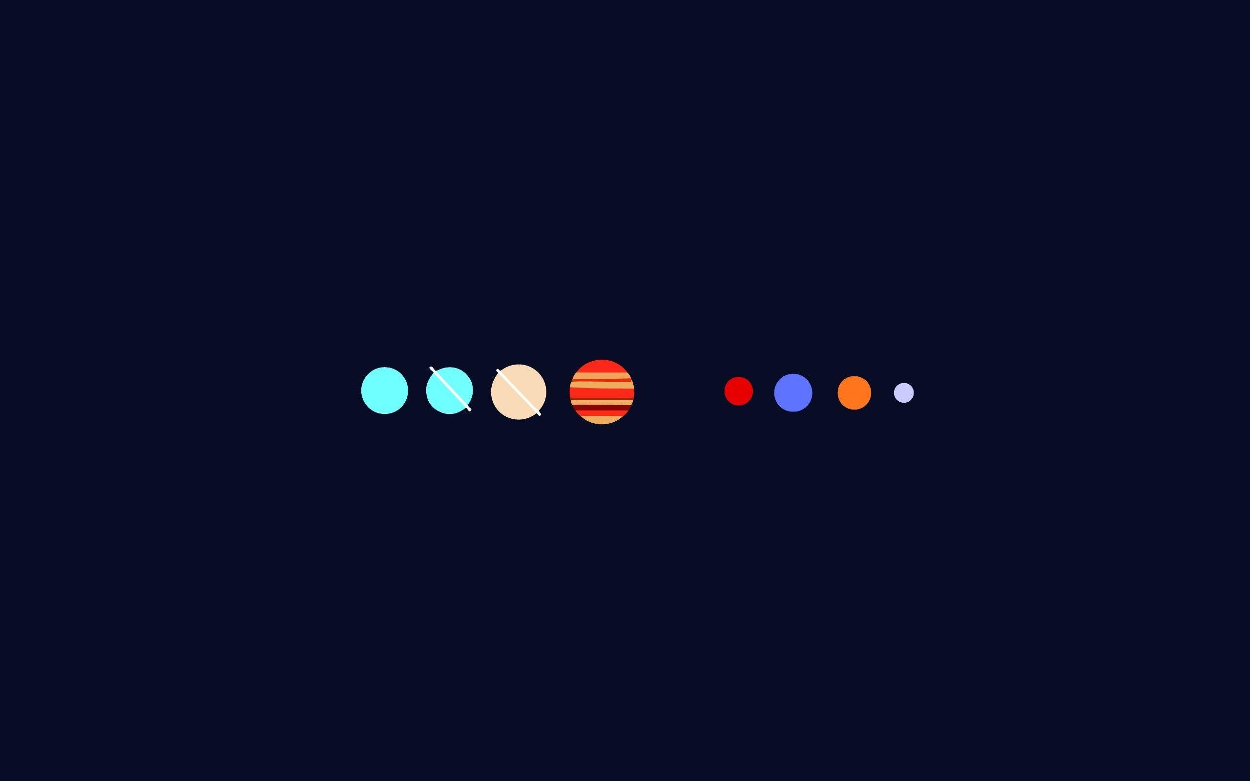 Hình nền Solar System Minimal - Hãy khám phá các hành tinh và ngôi sao trong không gian qua các hình nền Solar System Minimal. Những hình ảnh tối giản sẽ giúp bạn hiểu rõ hơn về vũ trụ, đồng thời hình nền Solar System Minimal cũng làm cho máy tính của bạn trở nên độc đáo hơn bao giờ hết.