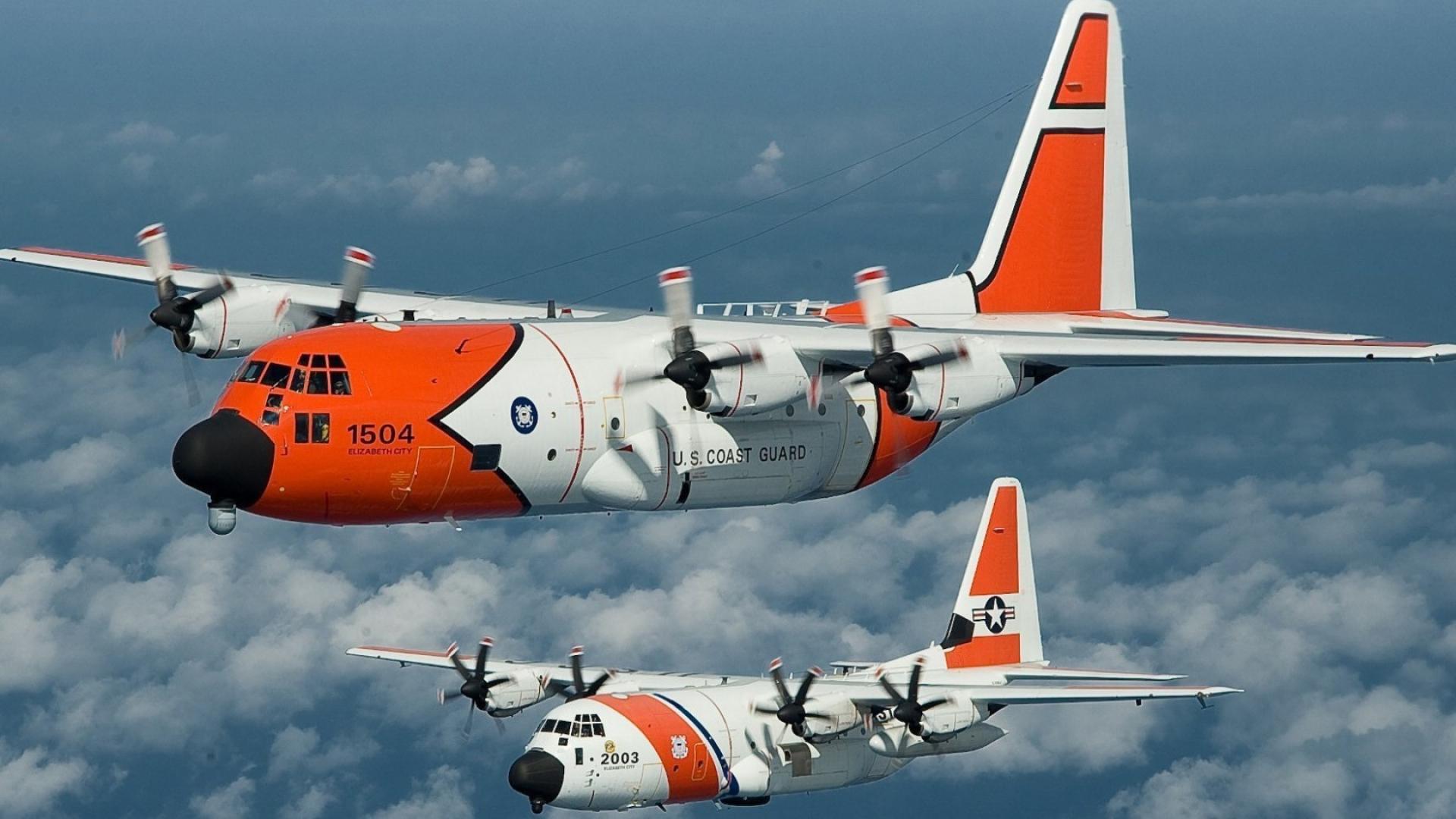 1920x1080 C 130 Hercules C 130e Lockheed Us Coast Guard Wallpaper