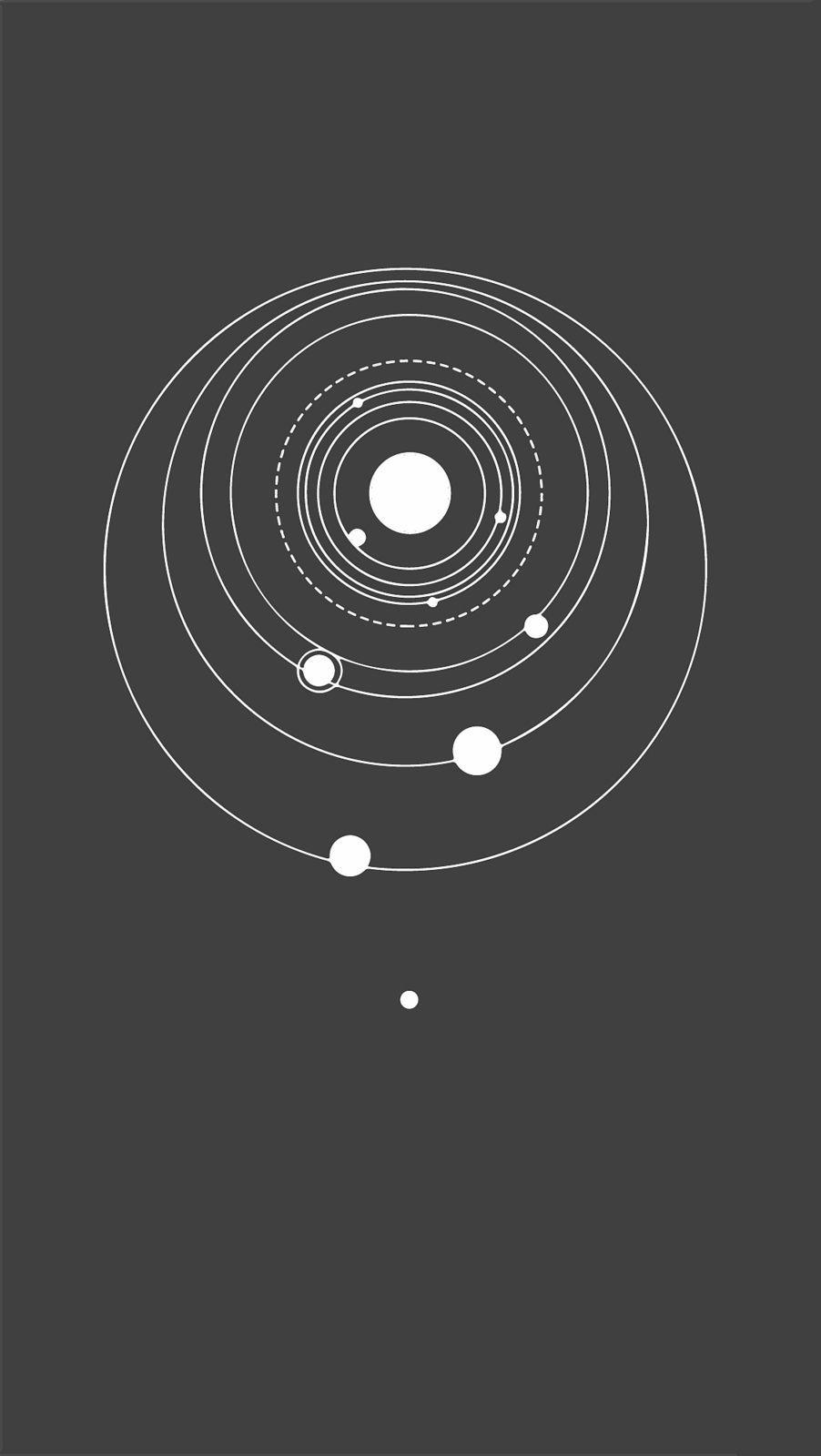 Minimalist Solar System Wallpapers - Top Free Minimalist Solar System