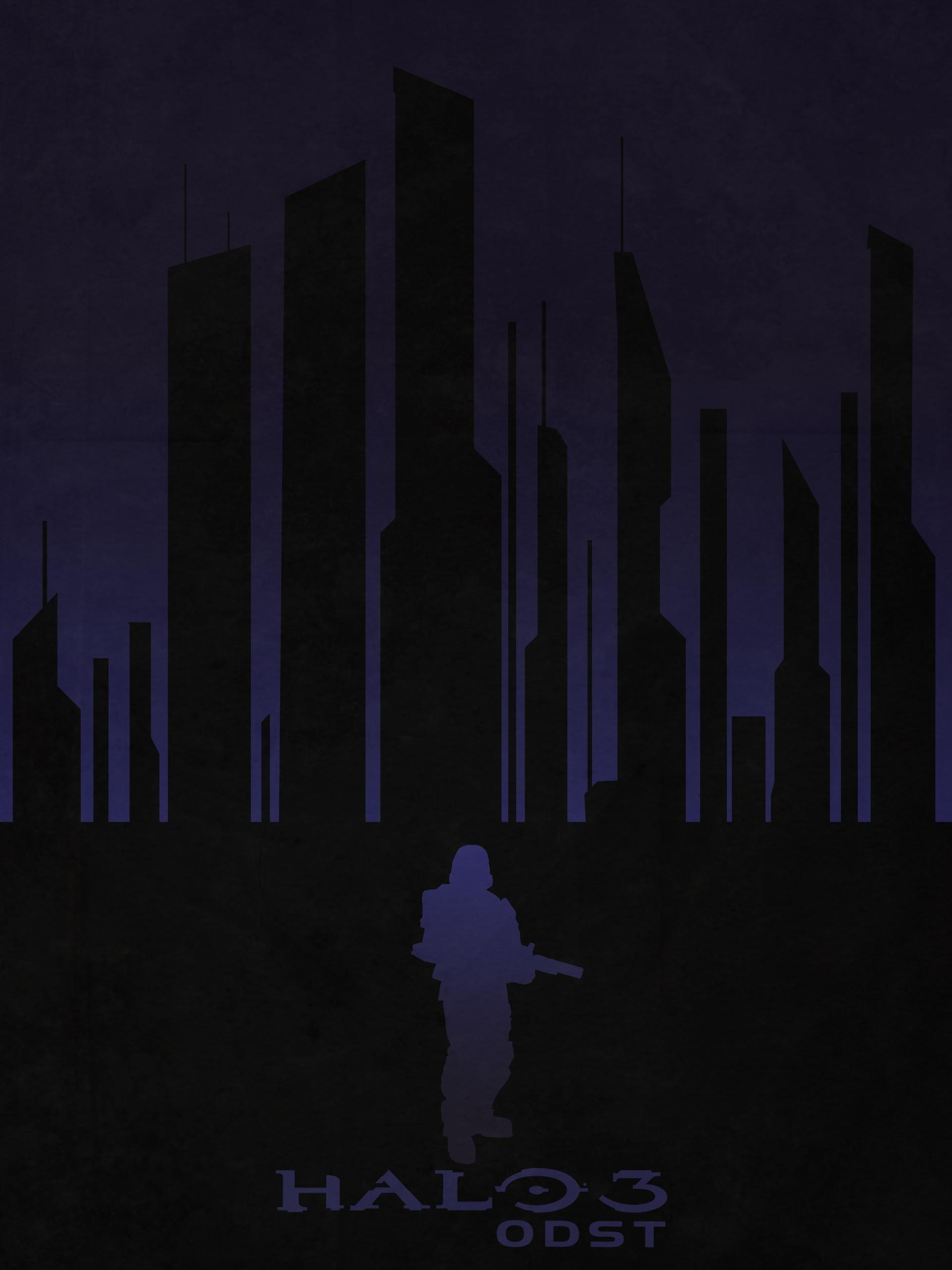 1920x2560 Halo Minimalist Posters. Halo, Minimalist poster, Halo 3 odst