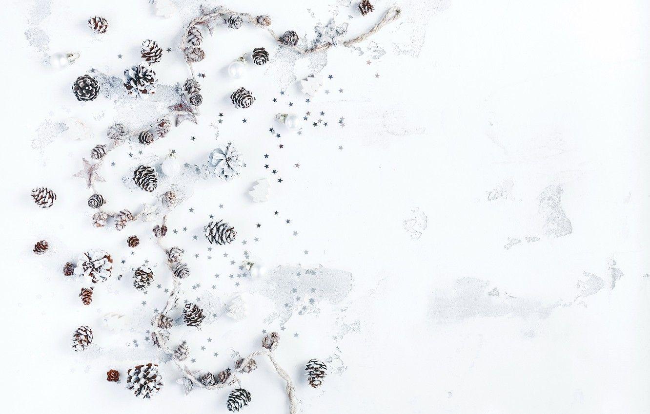 1332x850 Wallpaper New Year, Christmas, silver, white, Christmas, bumps