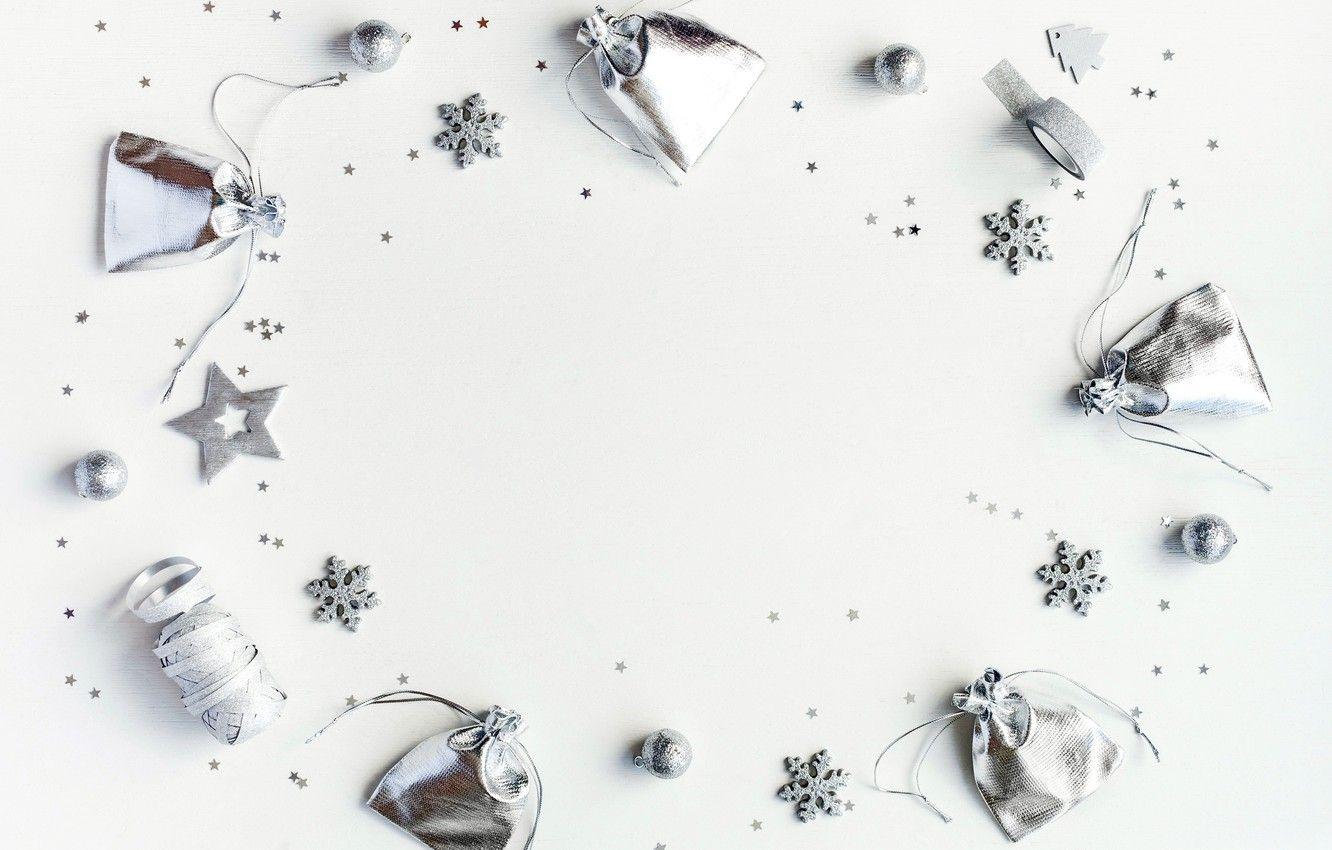 1332x850 Wallpaper New Year, Christmas, silver, white, Christmas, bumps
