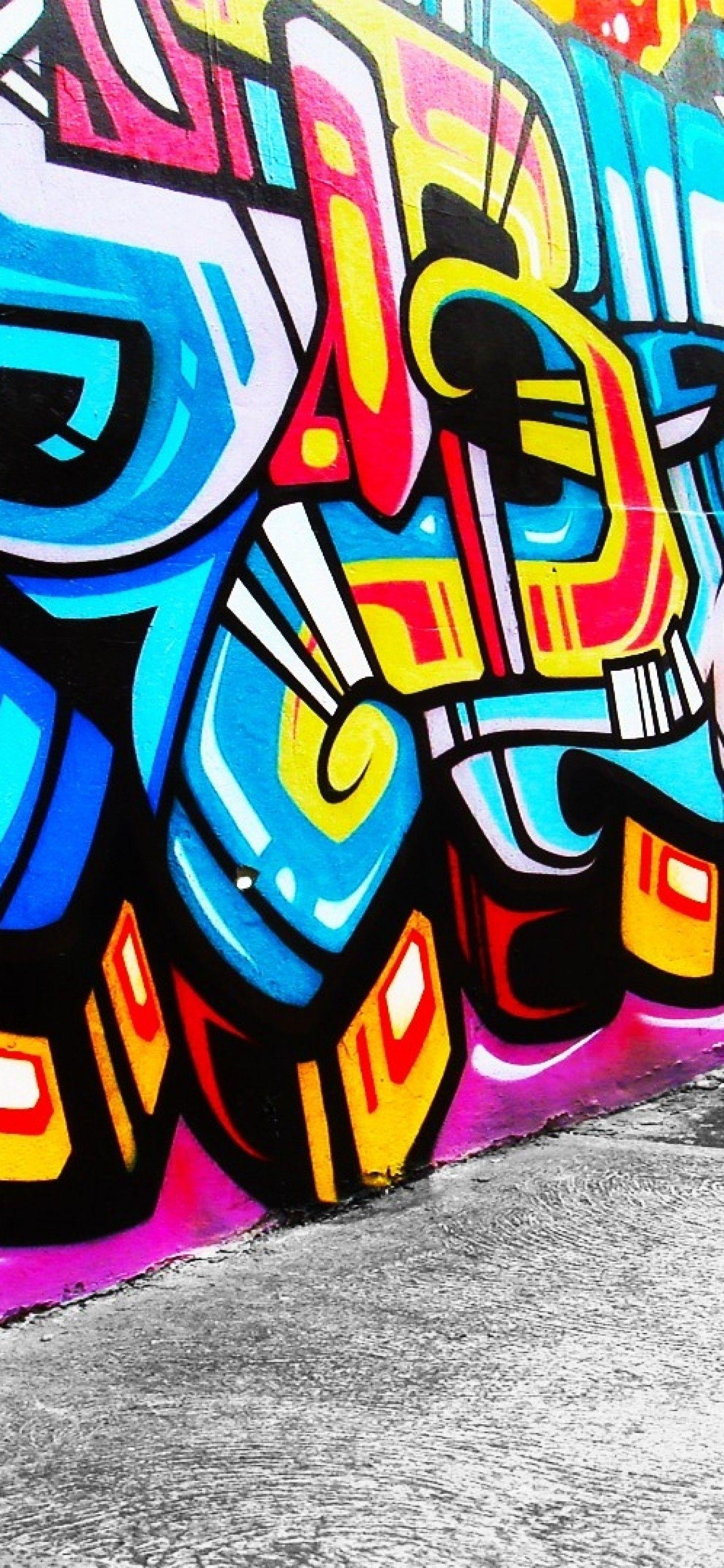 1440x3120 Download 1440x3120 Graffiti, Wall, Street Art Wallpaper