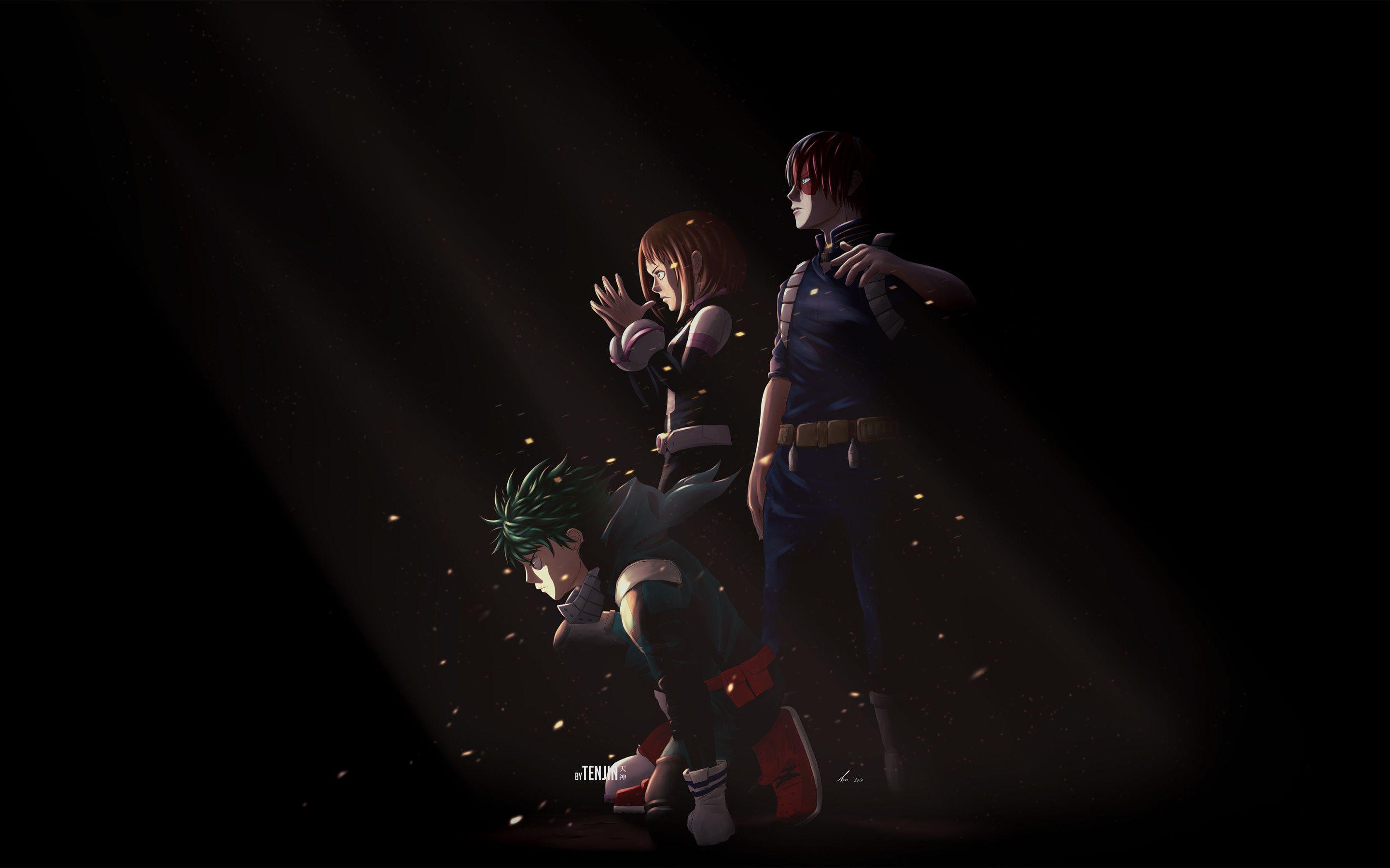 2880x1800 Uraraka Deku Shouto Todoroki My Hero Academia Macbook