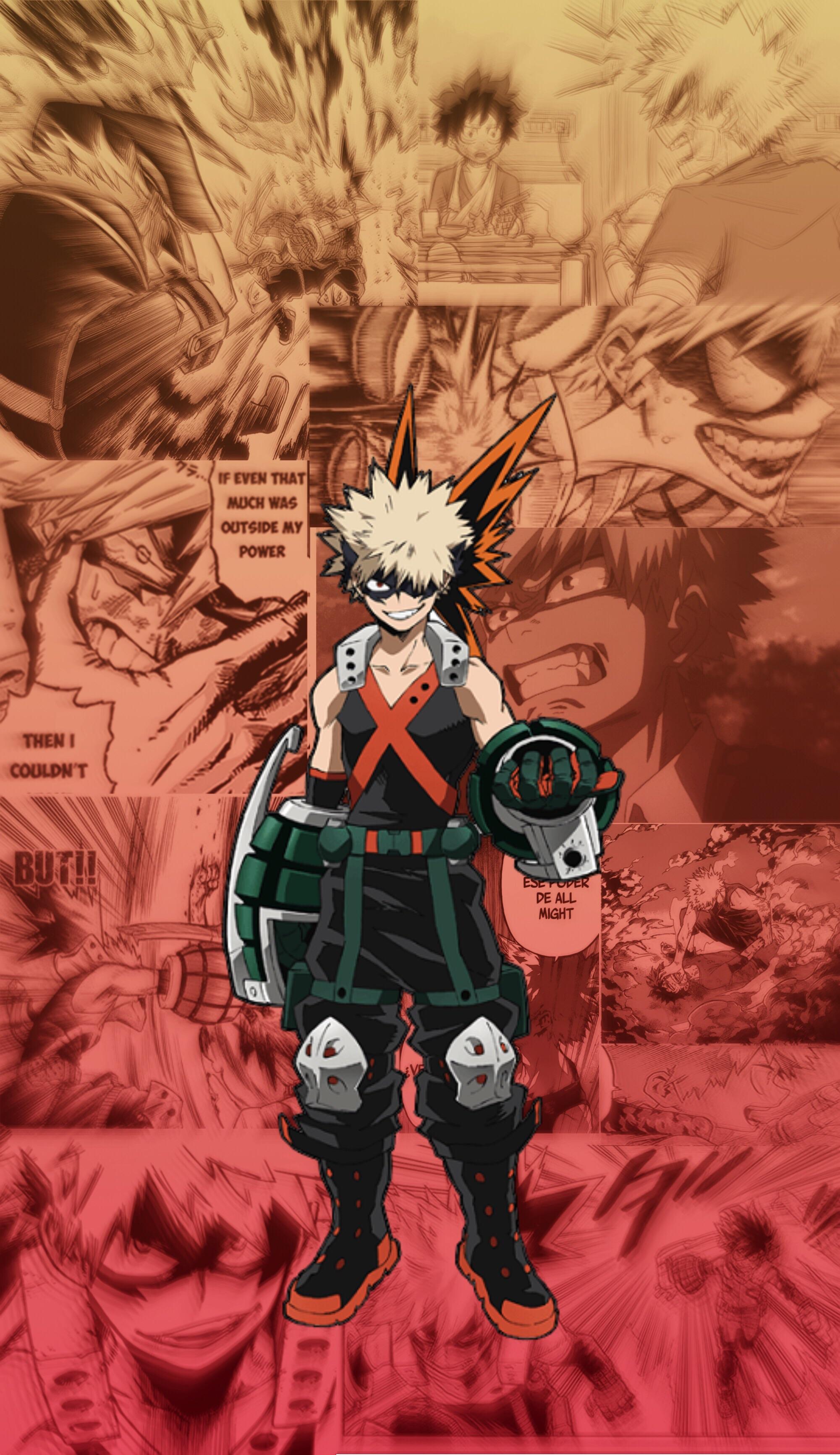 2001x3465 Bakugou Wallpaper