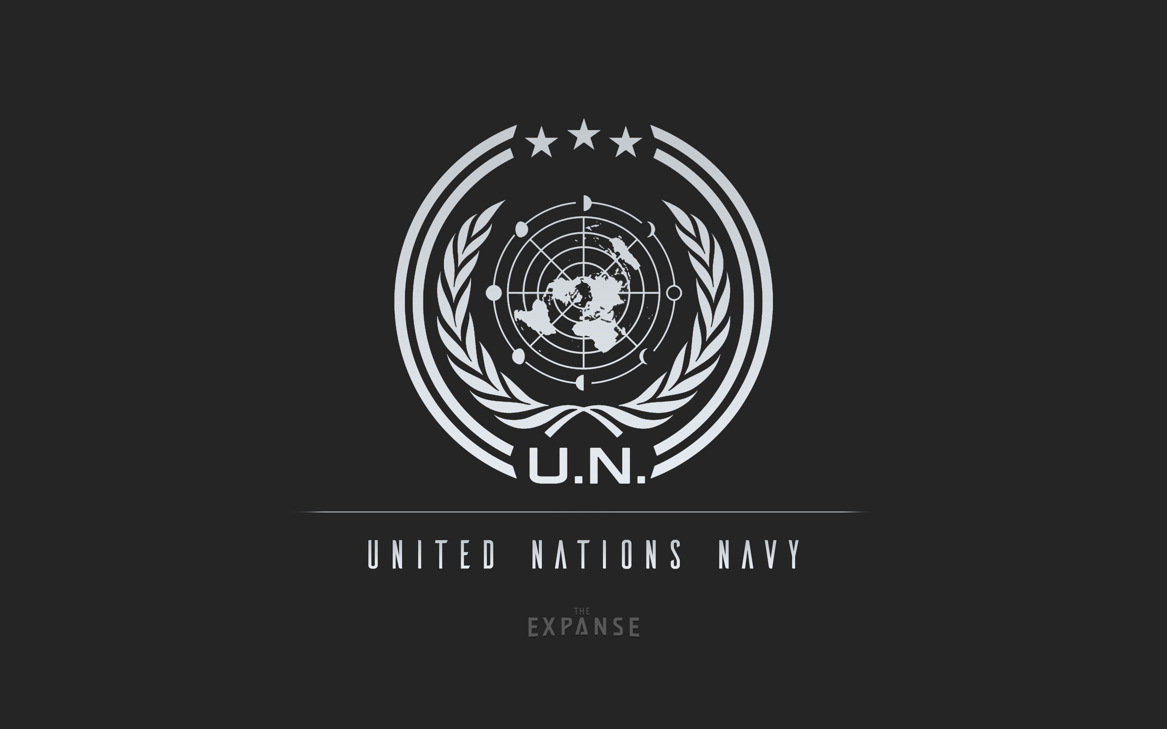 3840x2400 United Nation Navy logo, the expanse, logo, simple, simple