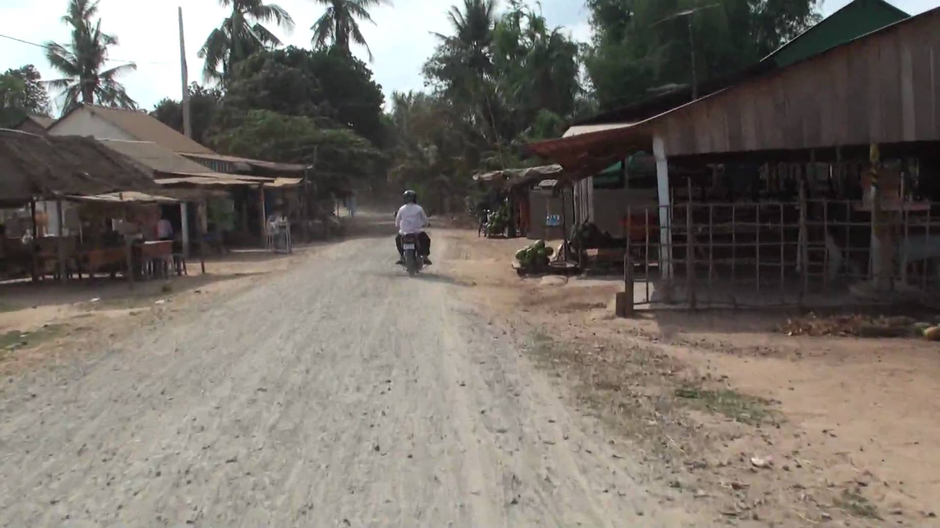 1920x1080 Travelling Cambodian Countryside on Motorbike