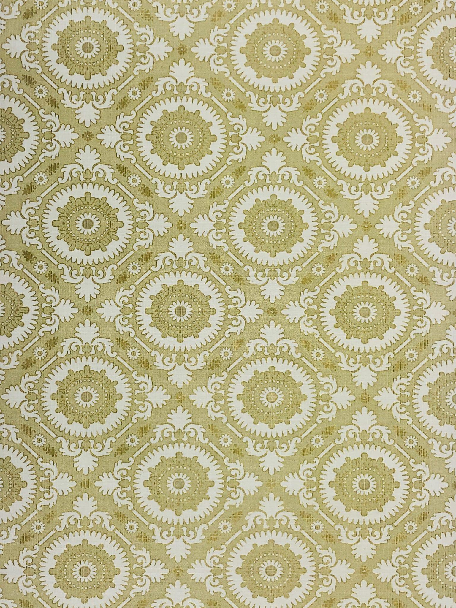 1536x2048 Green Baroque Vintage Wallpaper
