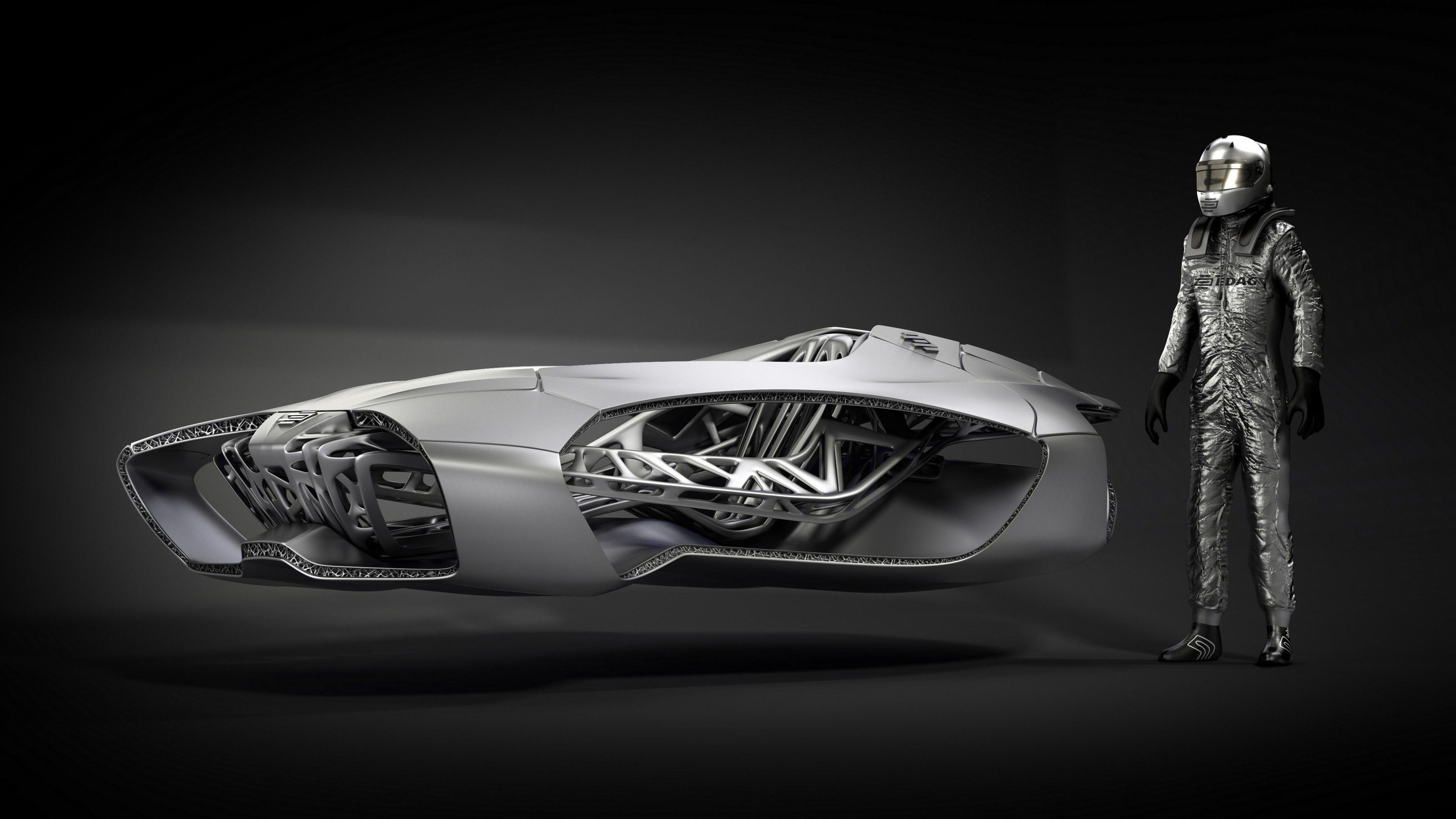 3840x2160 Wallpaper EDAG GENESIS, 3D printing, EDAG Engineering, concept