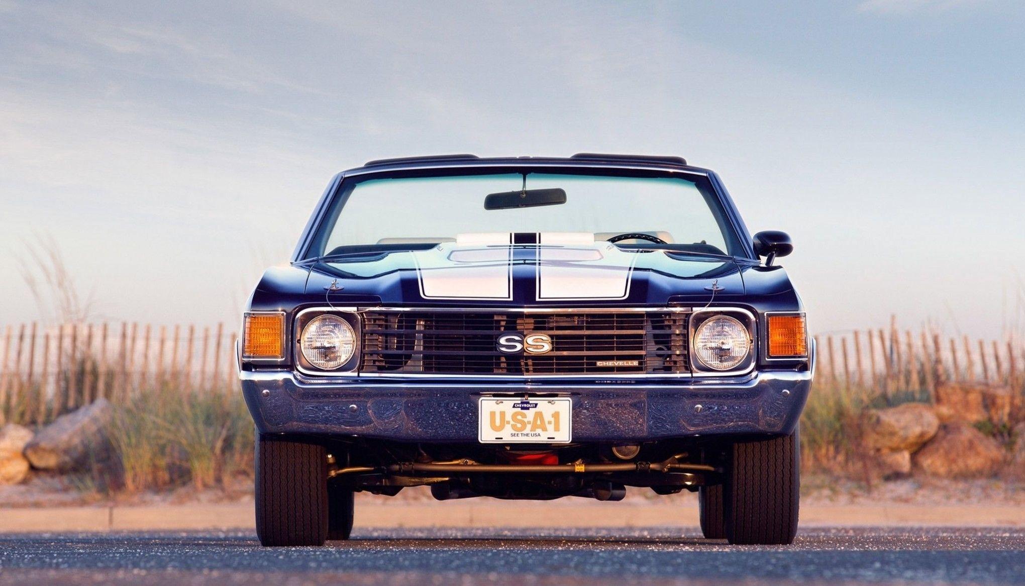 2040x1167 Download 2040x1167 Cars, 1972 Chevrolet Chevelle Ss, Front
