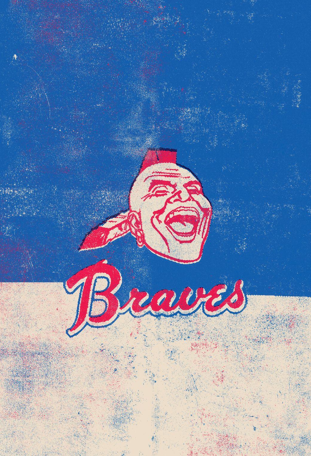 1040x1526 iPhone 5 Parallax Wallpaper, Atlanta Braves Vintage