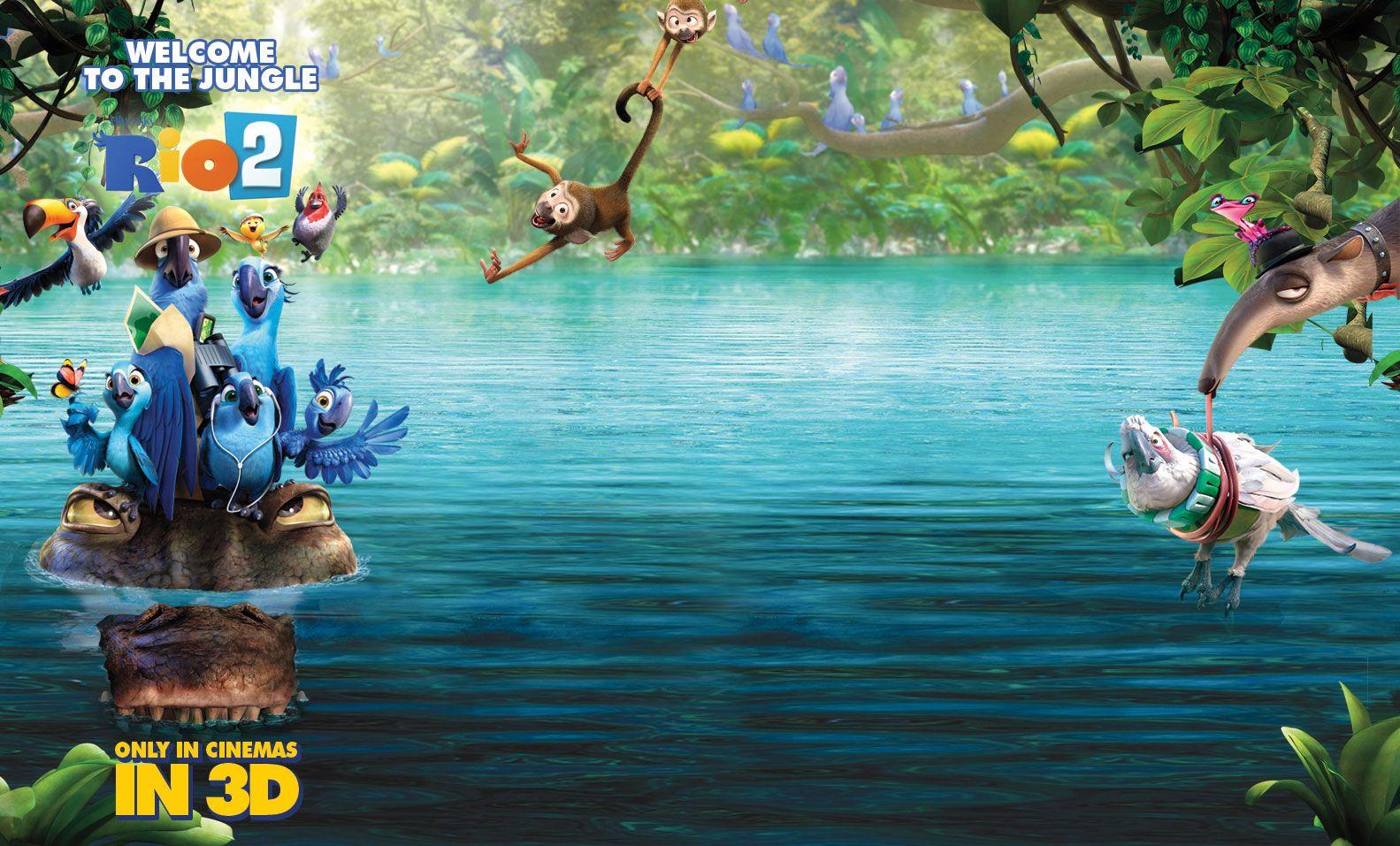 1583x957 Rio 2 (2014) Movie HD Wallpaper & Facebook Cover Photo