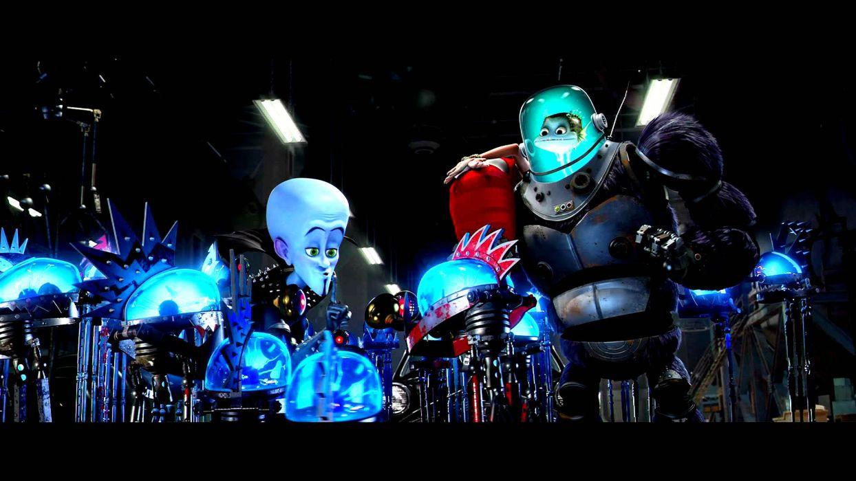 1244x700 MEGAMIND Animation Comedy Action Family Superhero Alien Sci Fi