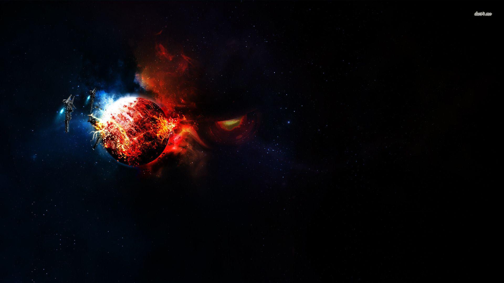 1920x1080 Space war wallpaper wallpaper
