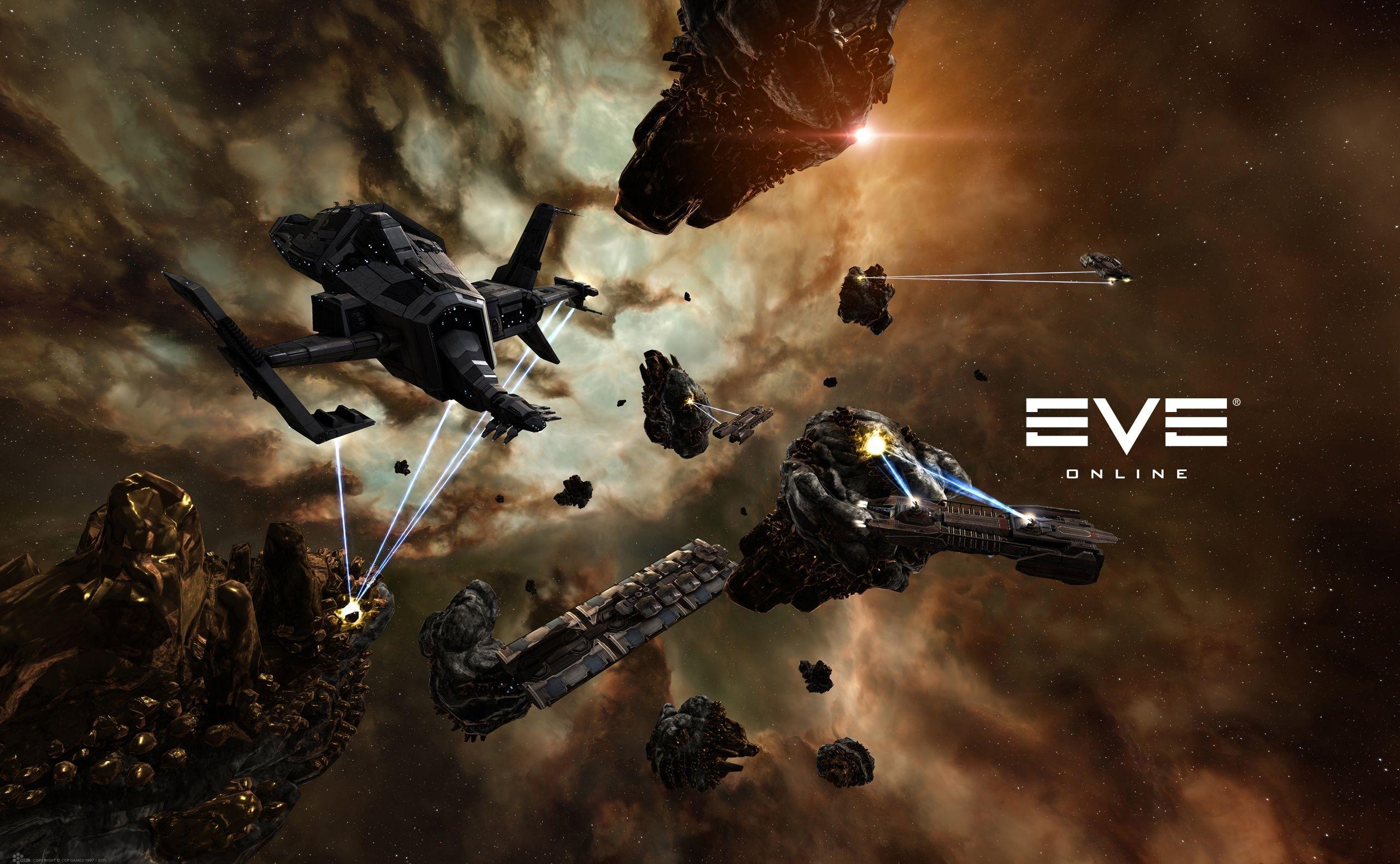 2560x1579 EVE Online Space War wallpaper