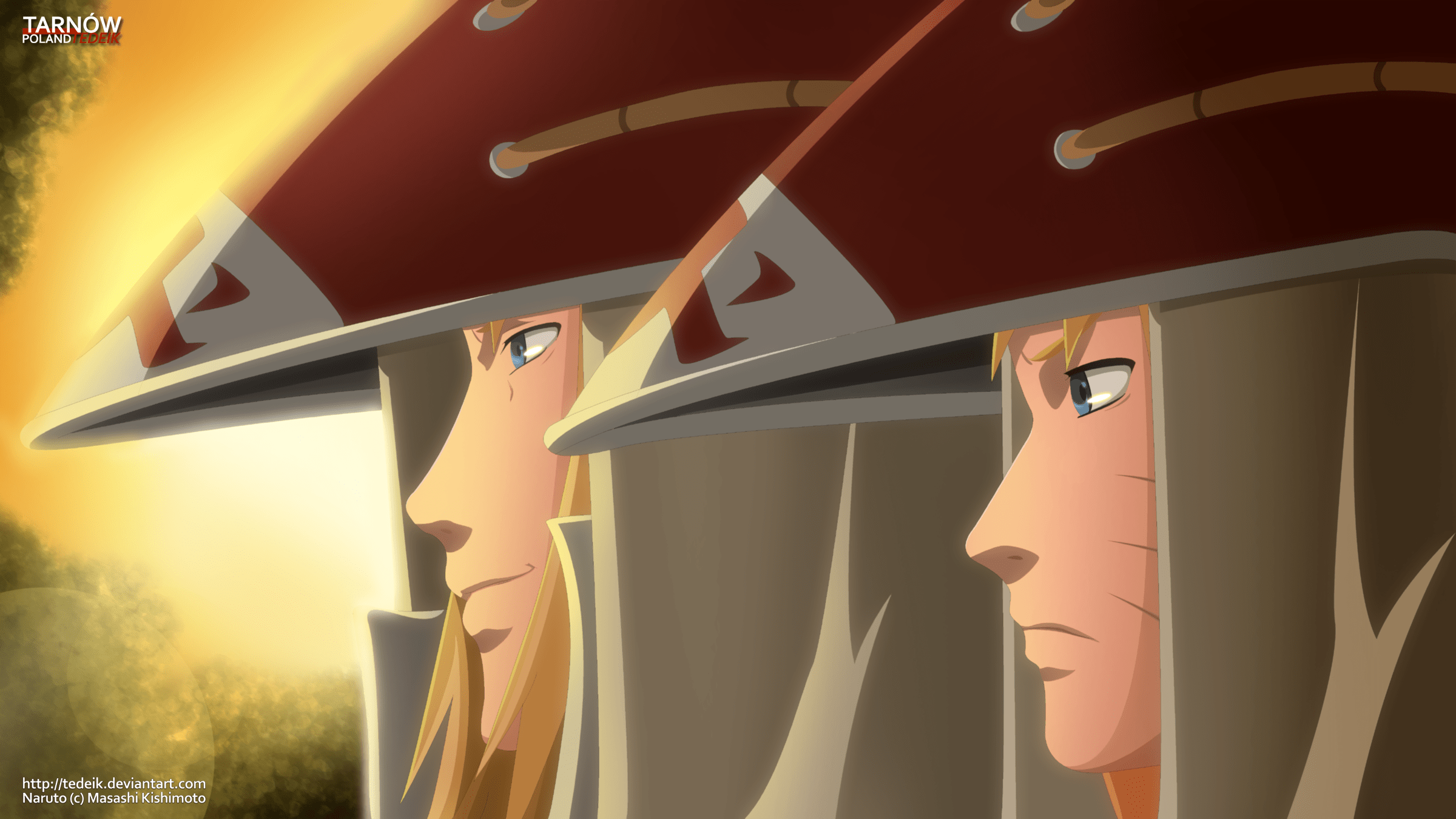 2400x1350 Naruto and Minato Hokage HD Wallpaper. Background Image