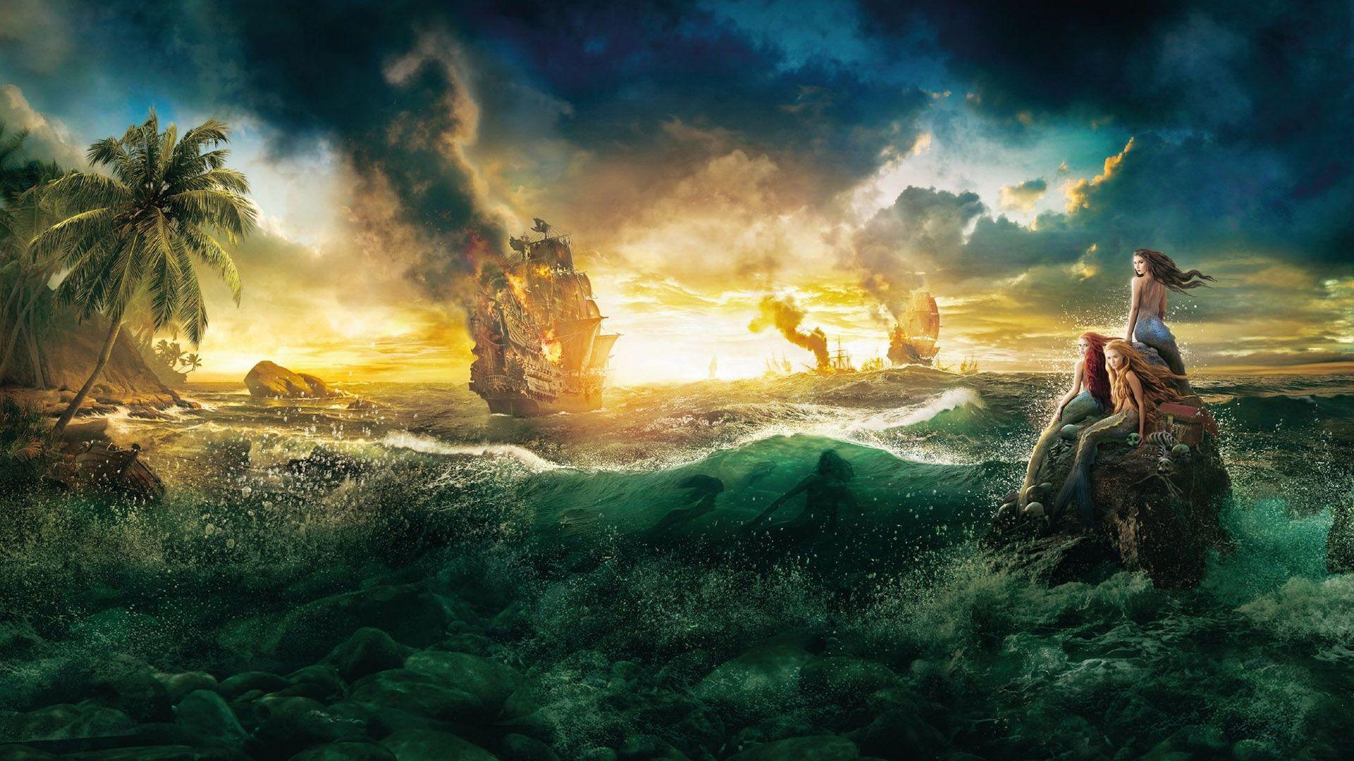 1920x1080 Pirates of the Caribbean. Karayip korsanları, Duvar kağıdı, Poster