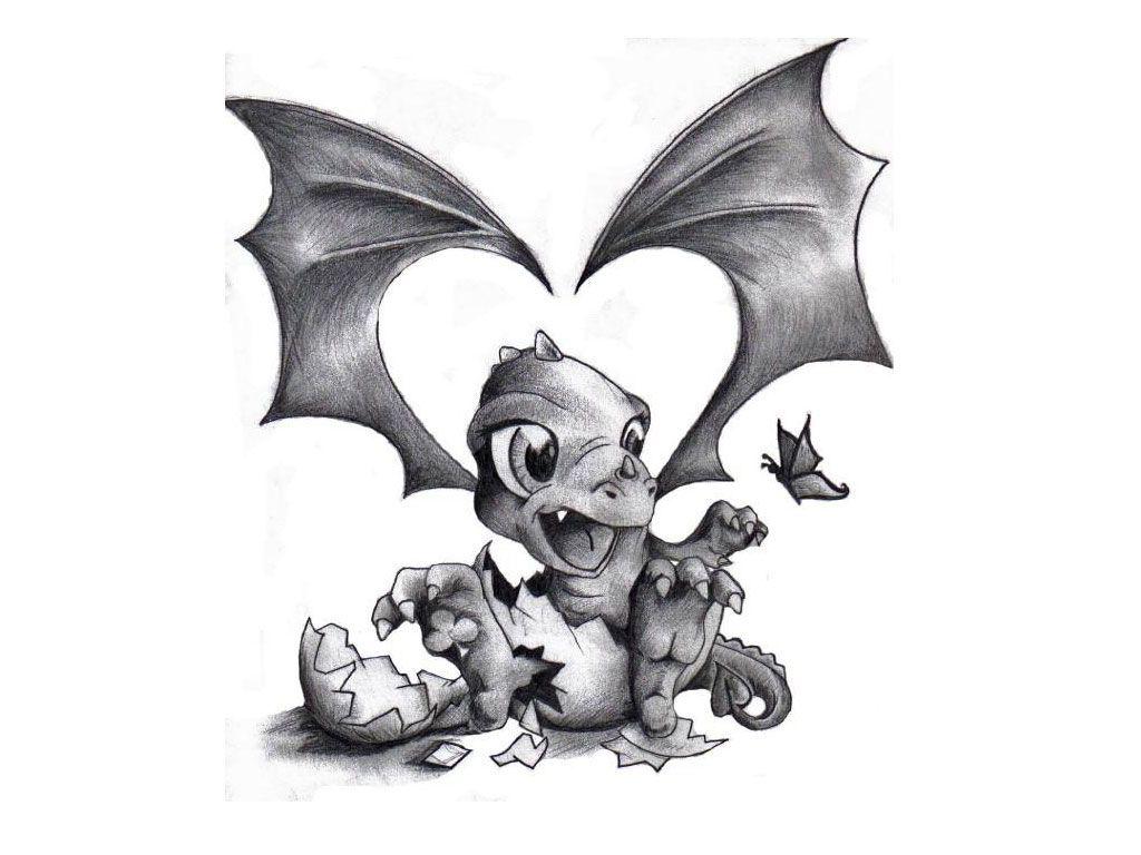 1024x768 Cute Dragon Tattoos For Women Dragon Egg Drawing