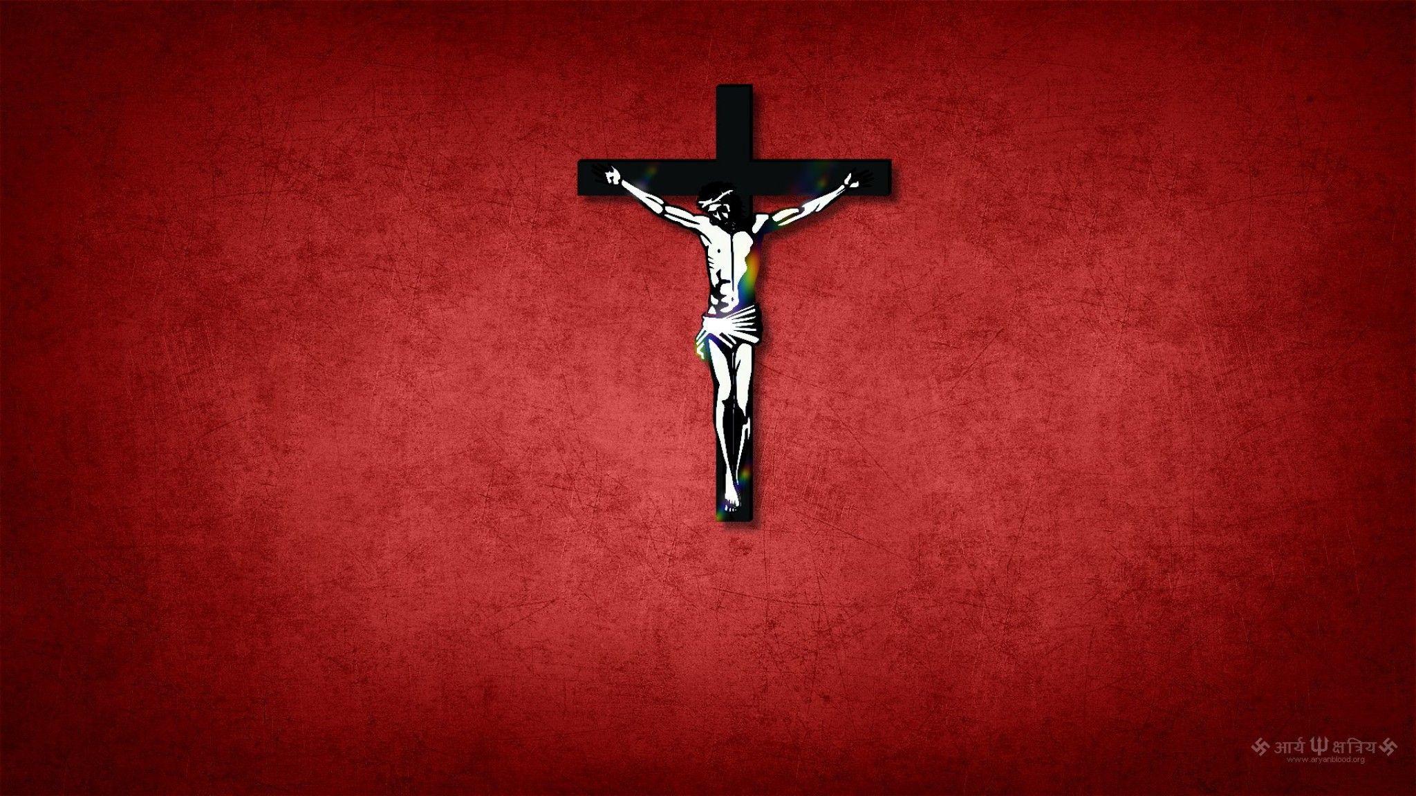 2048x1152 Download 2048x1152 Jesus on the Cross Wallpaper HD