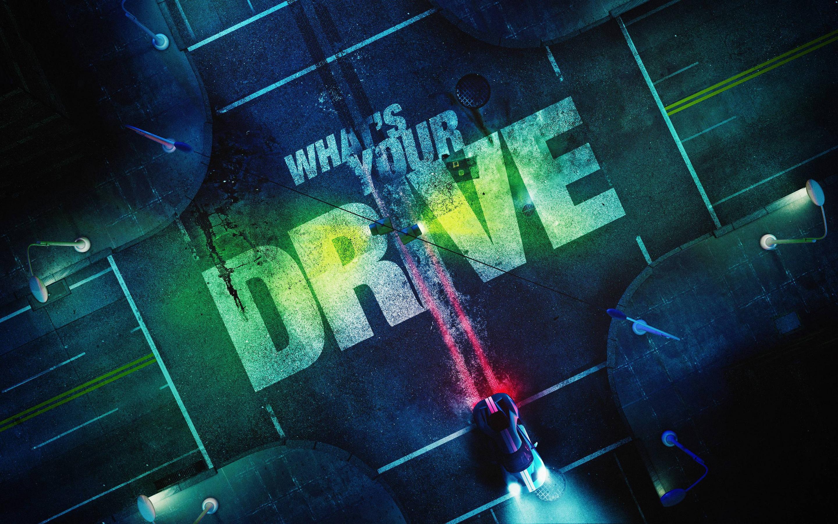 3200x2000 Neon Drive Wallpaper