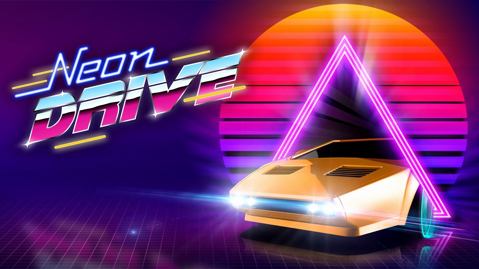 80 s. Неон драйв. Neon Drive игра. Ретро драйв неон. Игры в стиле неон 80-х.