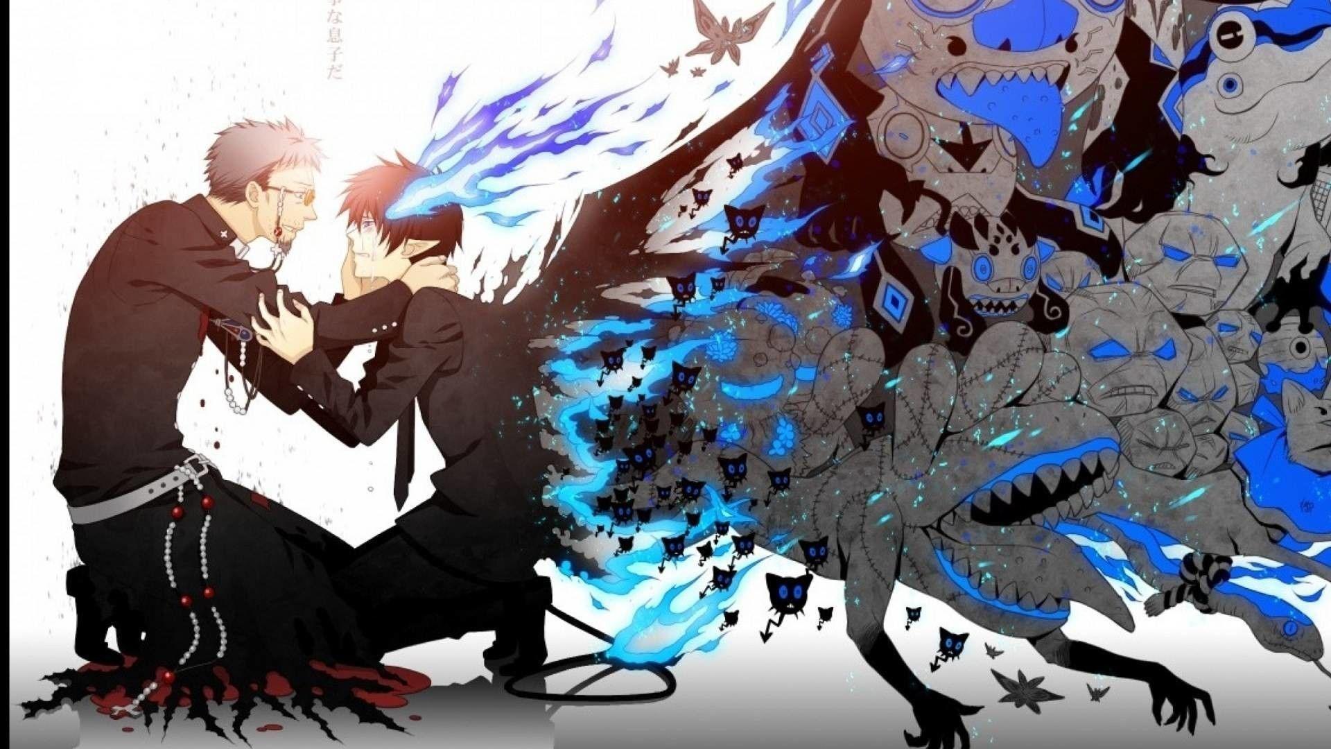 1920x1080 Noragami Aragoto Wallpaper. 青の祓魔師, 青の