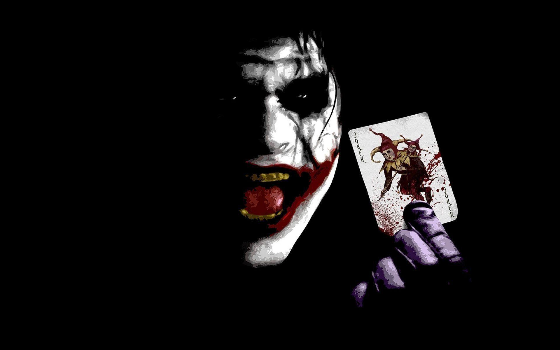 Joker Wallpaper 4K Mask Cyberpunk Dark background 1483