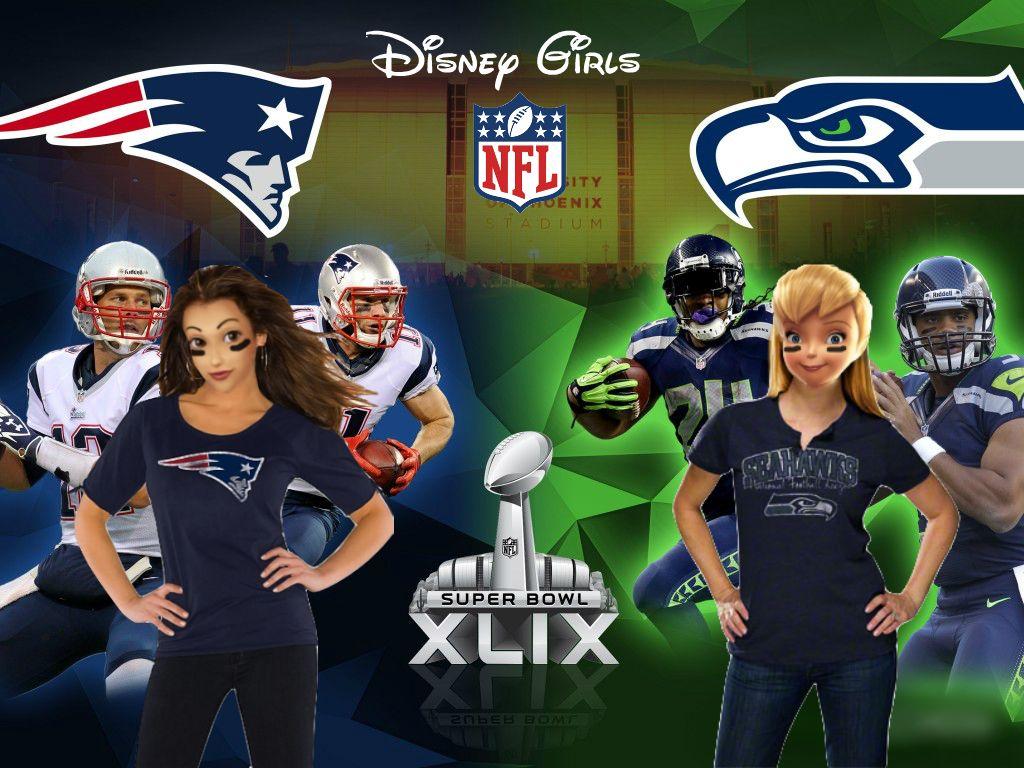 1024x768 Disney Girls NFL Super Bowl XLIX Wallpaper By Nickelbackloverxoxox
