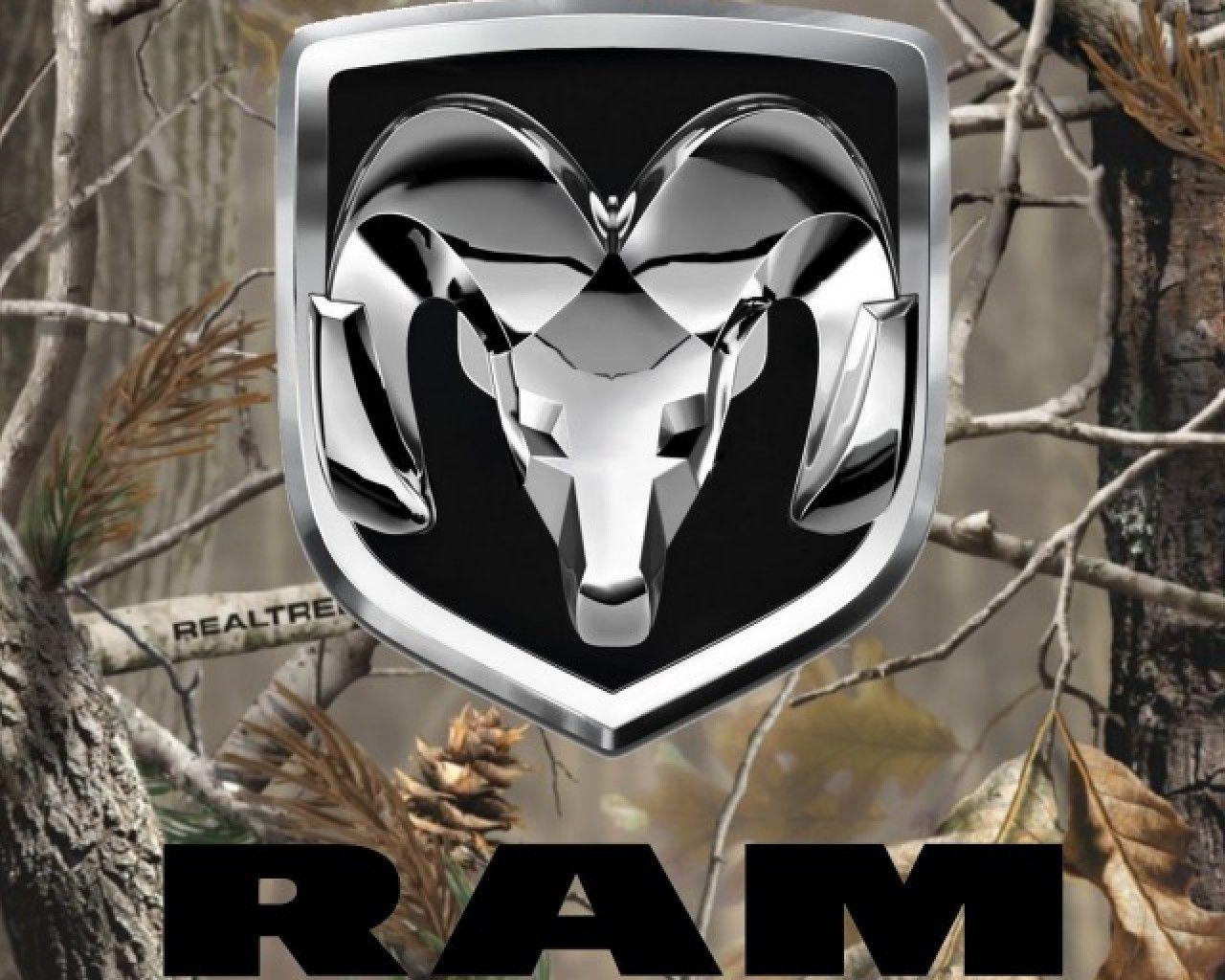 1280x1024 Dodge Ram Logo Camo
