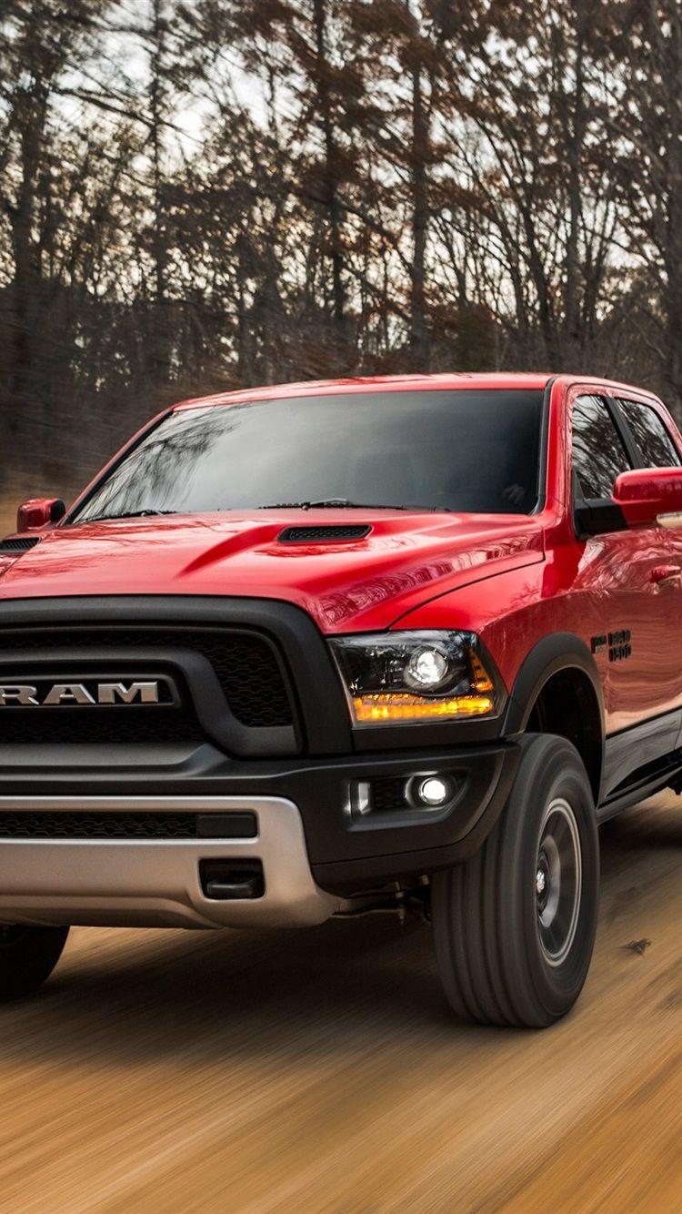 750x1334 Dodge Ram 1500 Red Pickup Speed 750x1334 IPhone 8 7 6 6S Wallpaper
