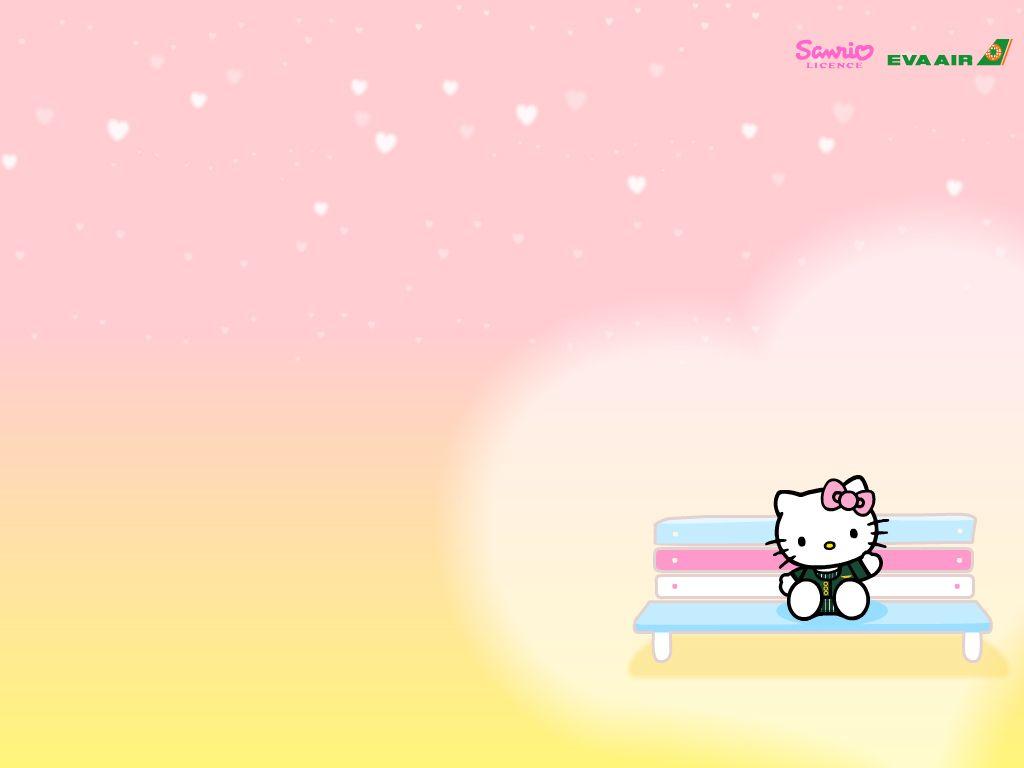 1024x768 Background Hello Kitty
