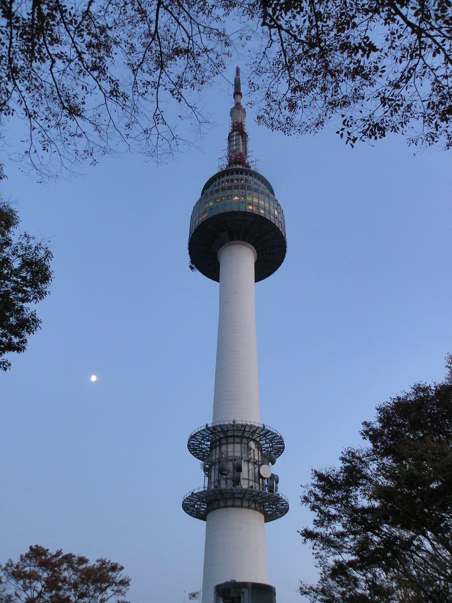 Hình nền HD 910x1213: Seoul, tháp n seoul, Hàn Quốc, tháp namsan