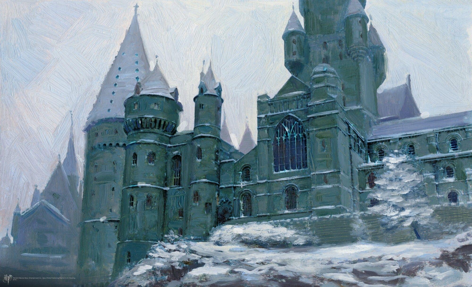 2000x1217 Hogwarts Wallpaper