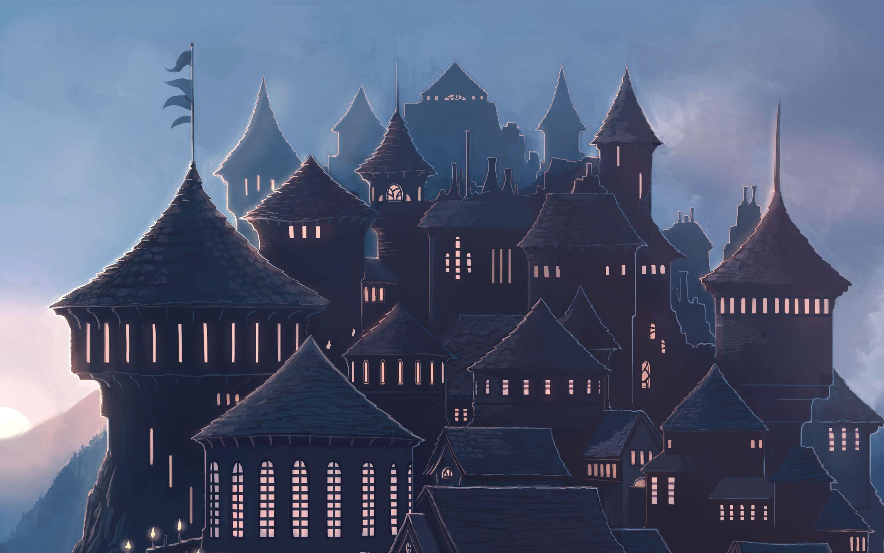 2880x1800 Hogwarts Harry Potter School Macbook Pro Retina