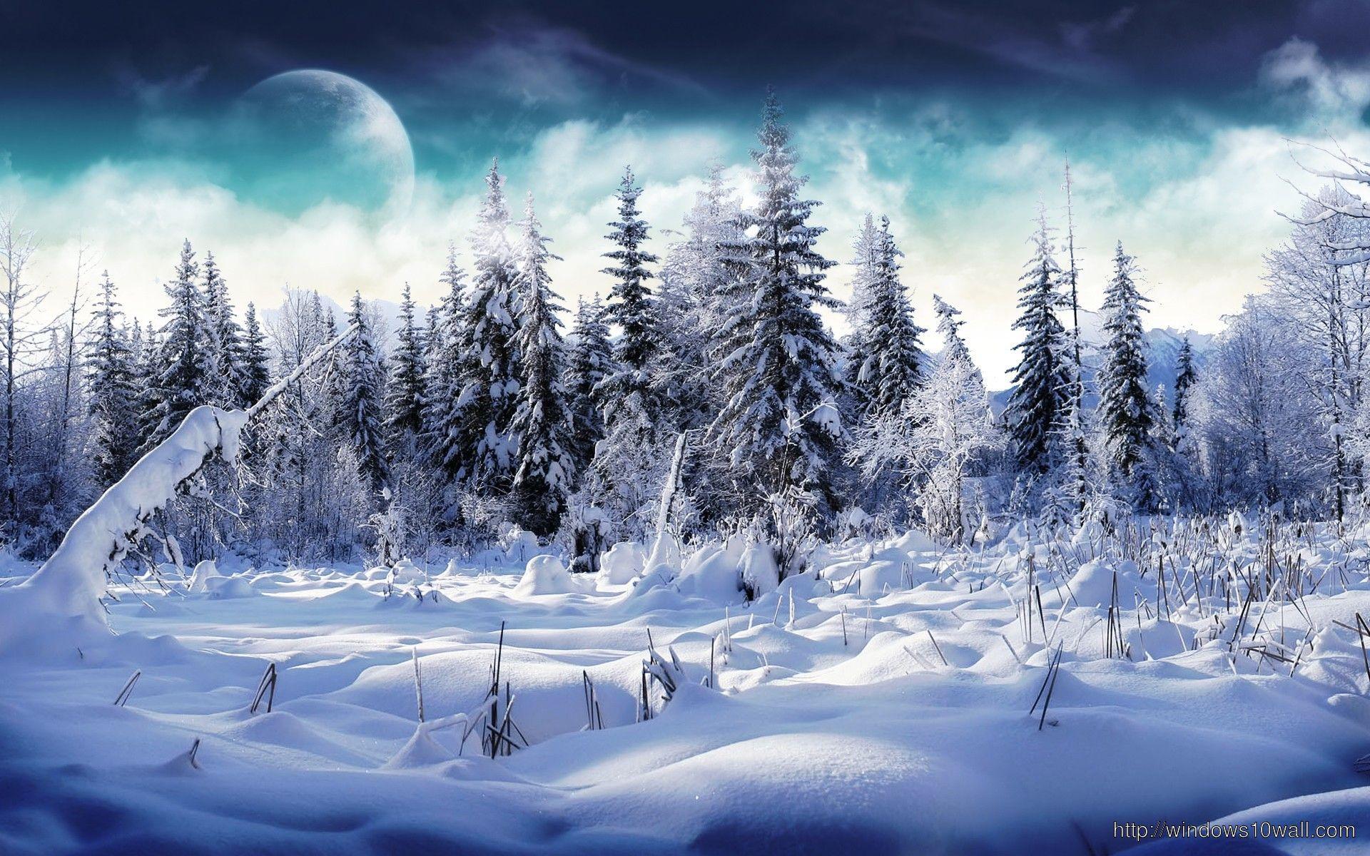 1920x1200 Windows Bacgrounds Image: Winter Desktop Background Windows 10