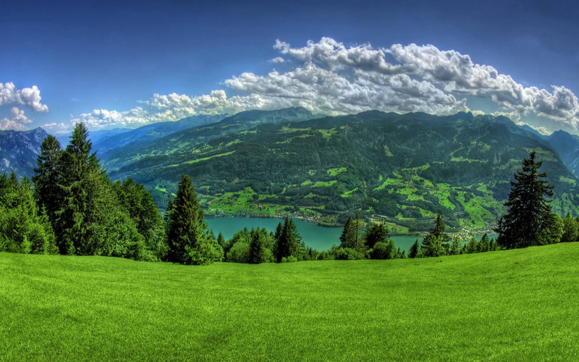 1920x1200 Swiss Alps Wallpaper