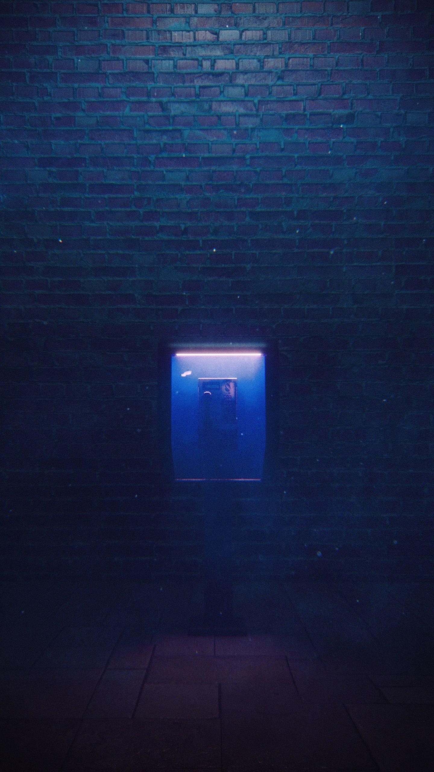 1440x2560 Download wallpaper 1440x2560 phone, wall, lights, void, night
