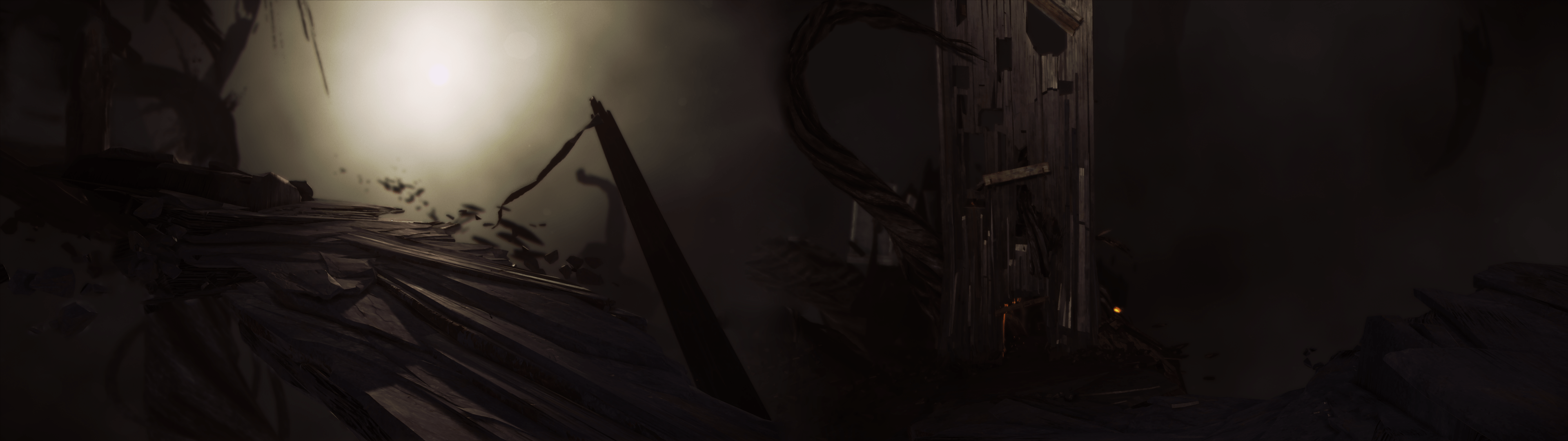 3840x1080 The Void from Dishonored 2 (Wallpaper)