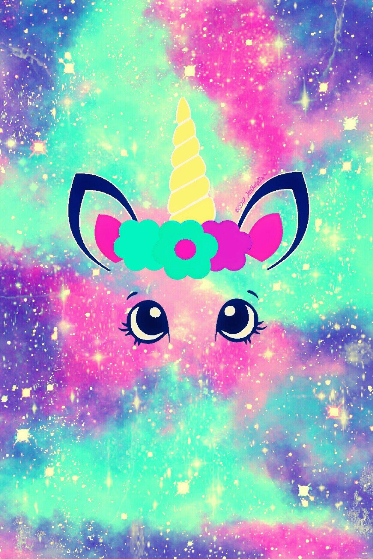 Galaxy Cute Wallpaper Iphone Home Screen Background Galaxy Unicorn Pictures