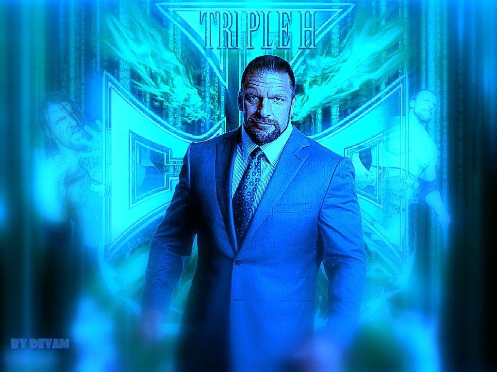 1024x768 Triple H Wallpaper