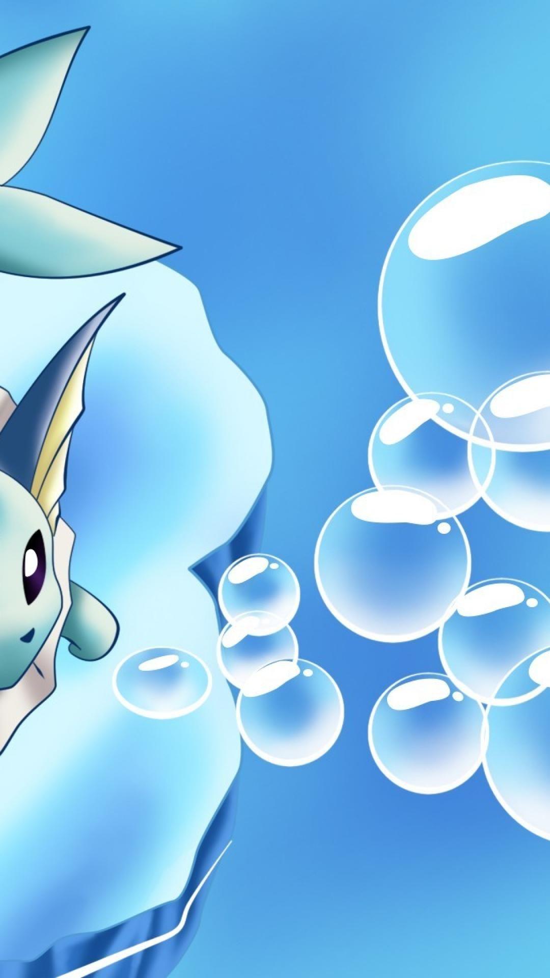 1080x1920 Nintendo water pokemon video games vaporeon serie wallpaper