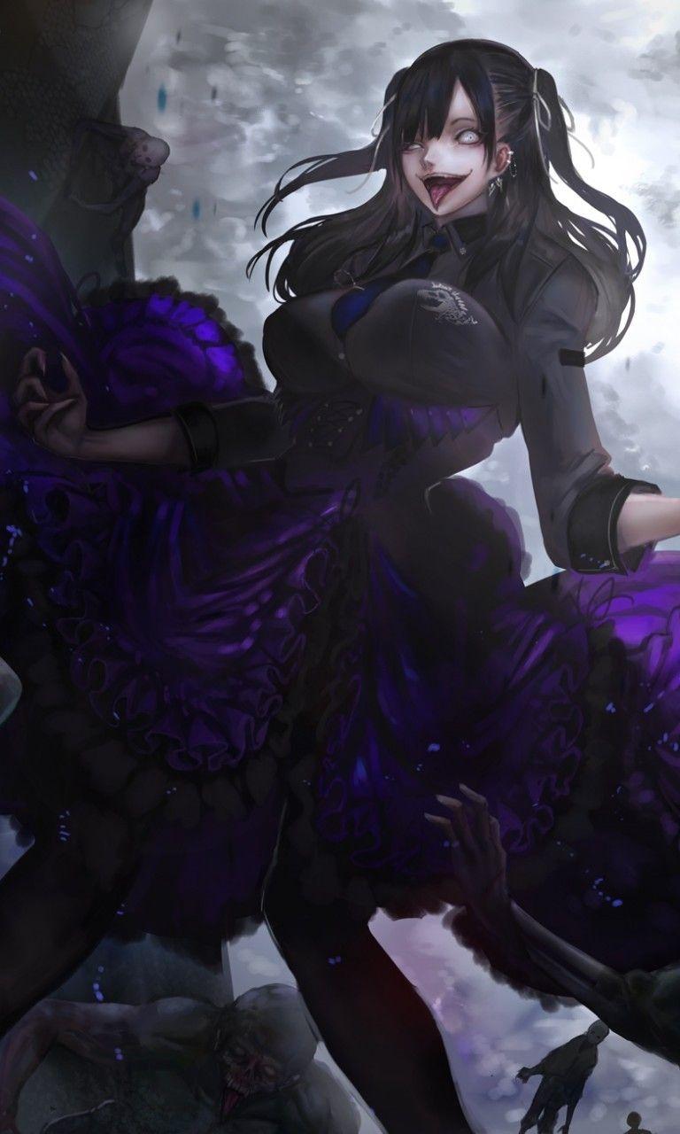 768x1280 Goth Anime iPhone Wallpaper .animewallpapertop30.