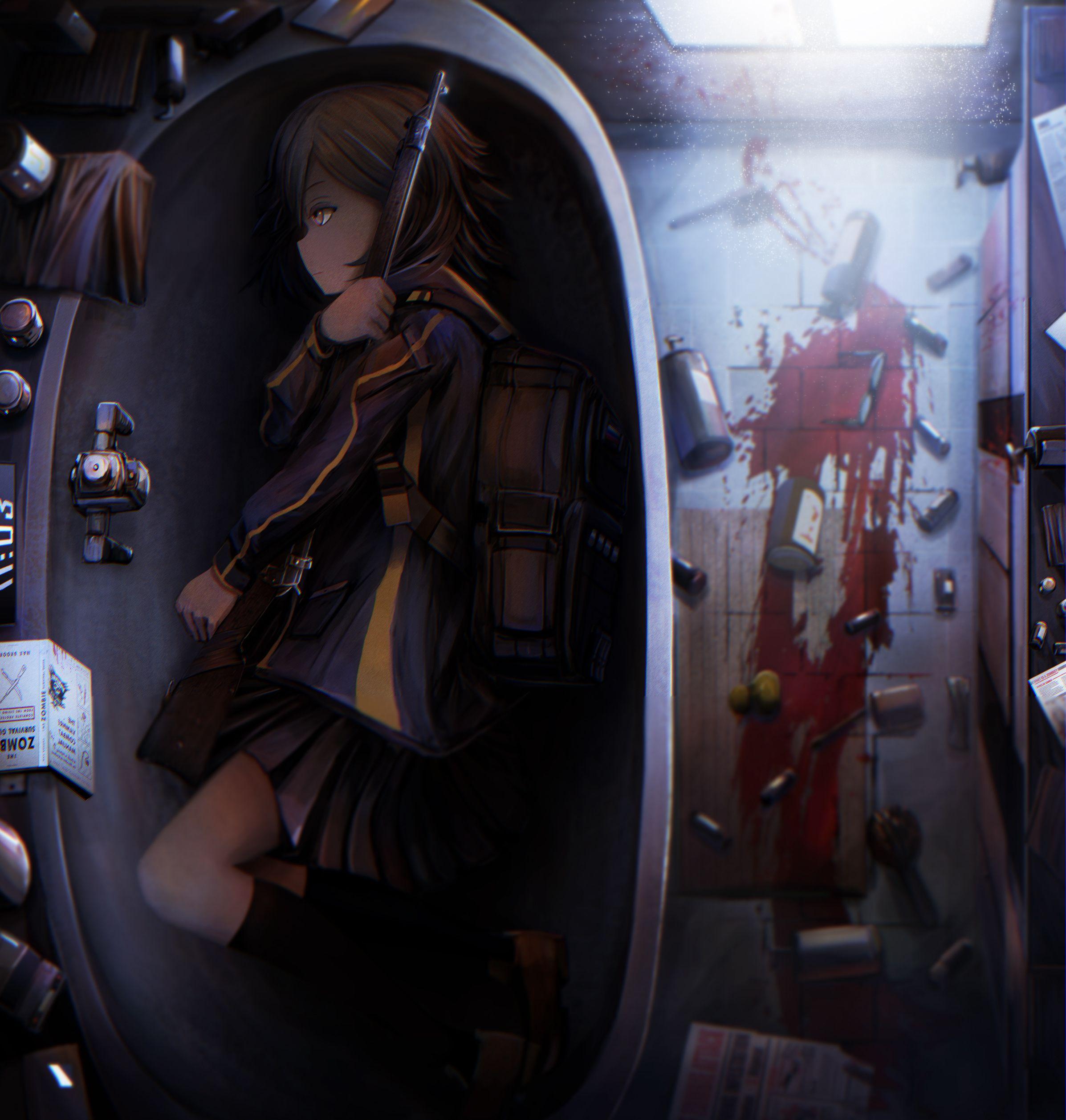 Anime Zombie Girl Wallpapers Top Free Anime Zombie Girl Backgrounds