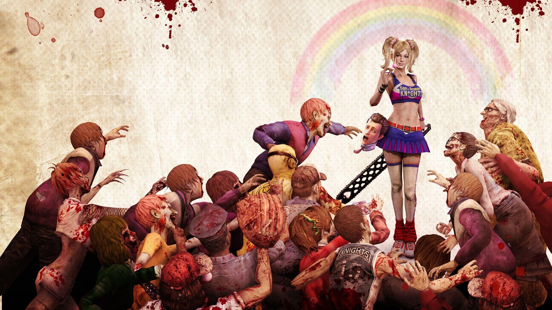 1920x1080 Free download Lollipop Chainsaw Zombie Game Wallpaper HD
