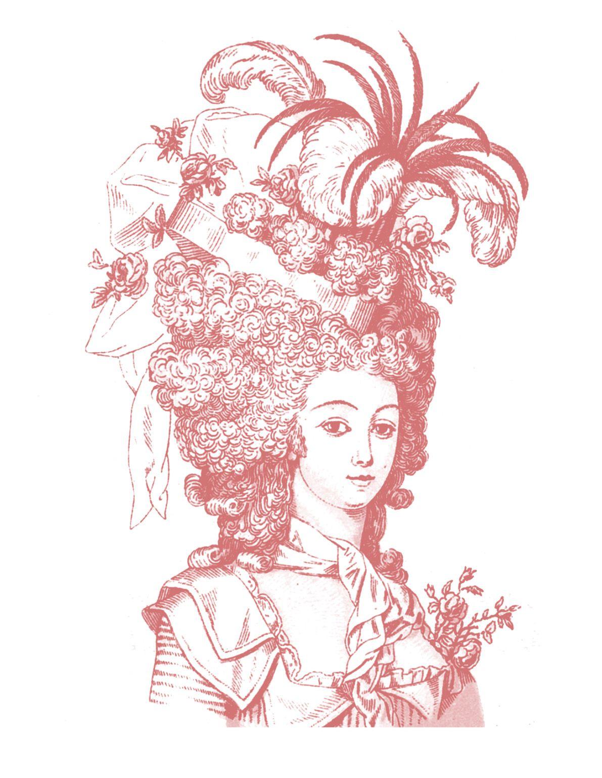 1191x1540 Vintage Clip Art Antoinette -ish Graphics Fairy