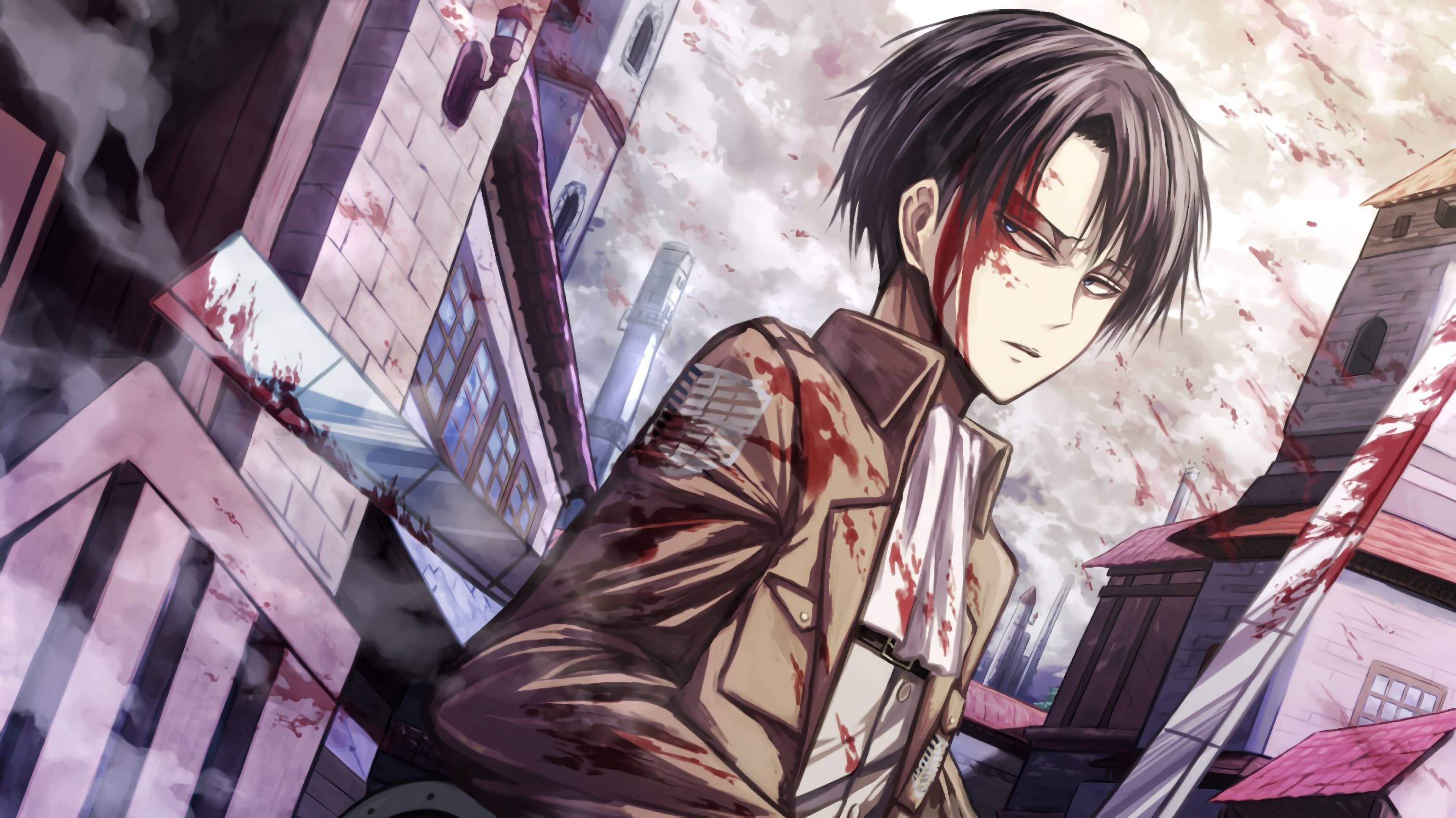 3840x2160 Levi Attack on Titan Shingeki no Kyojin 4K