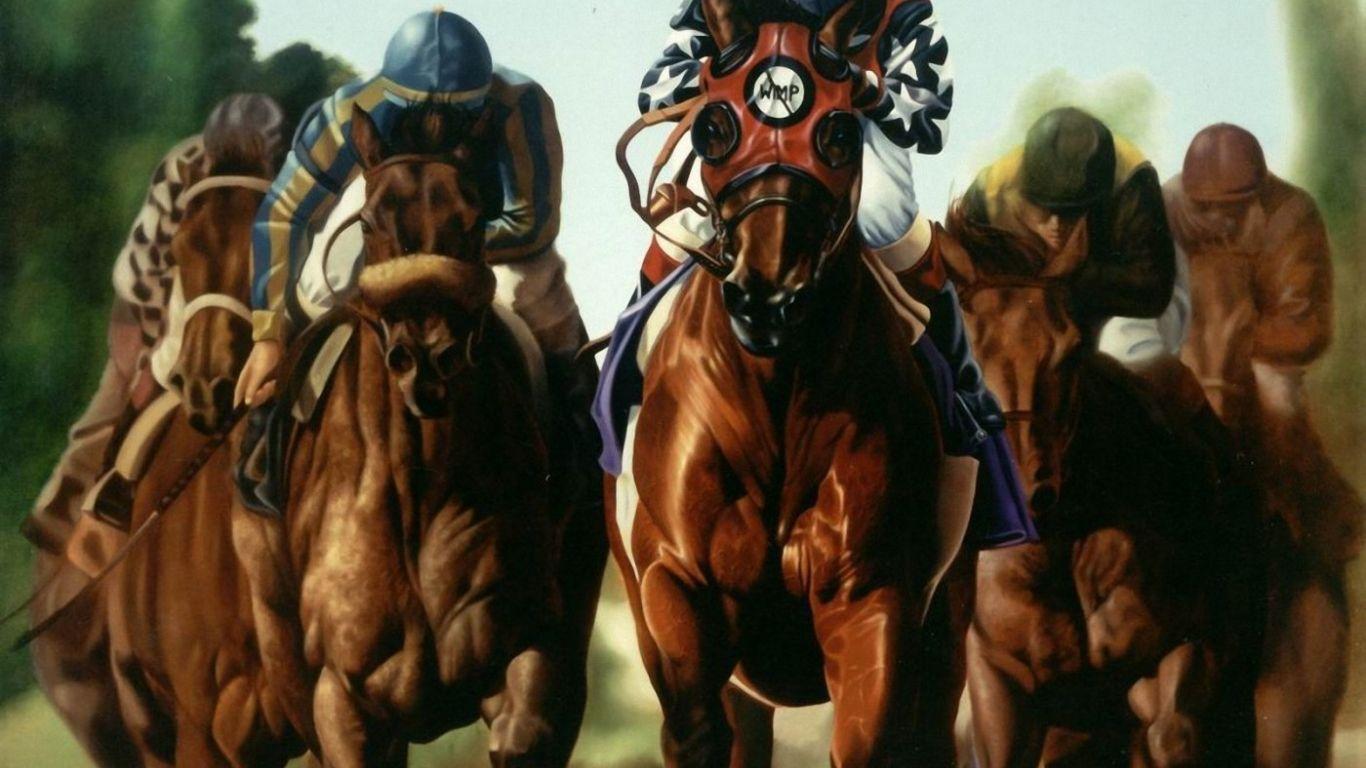 Racing Horse Hd Wallpaper Download