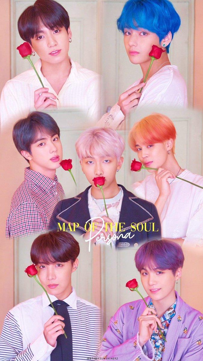 675x1200 BTS Map Of Soul Wallpaper